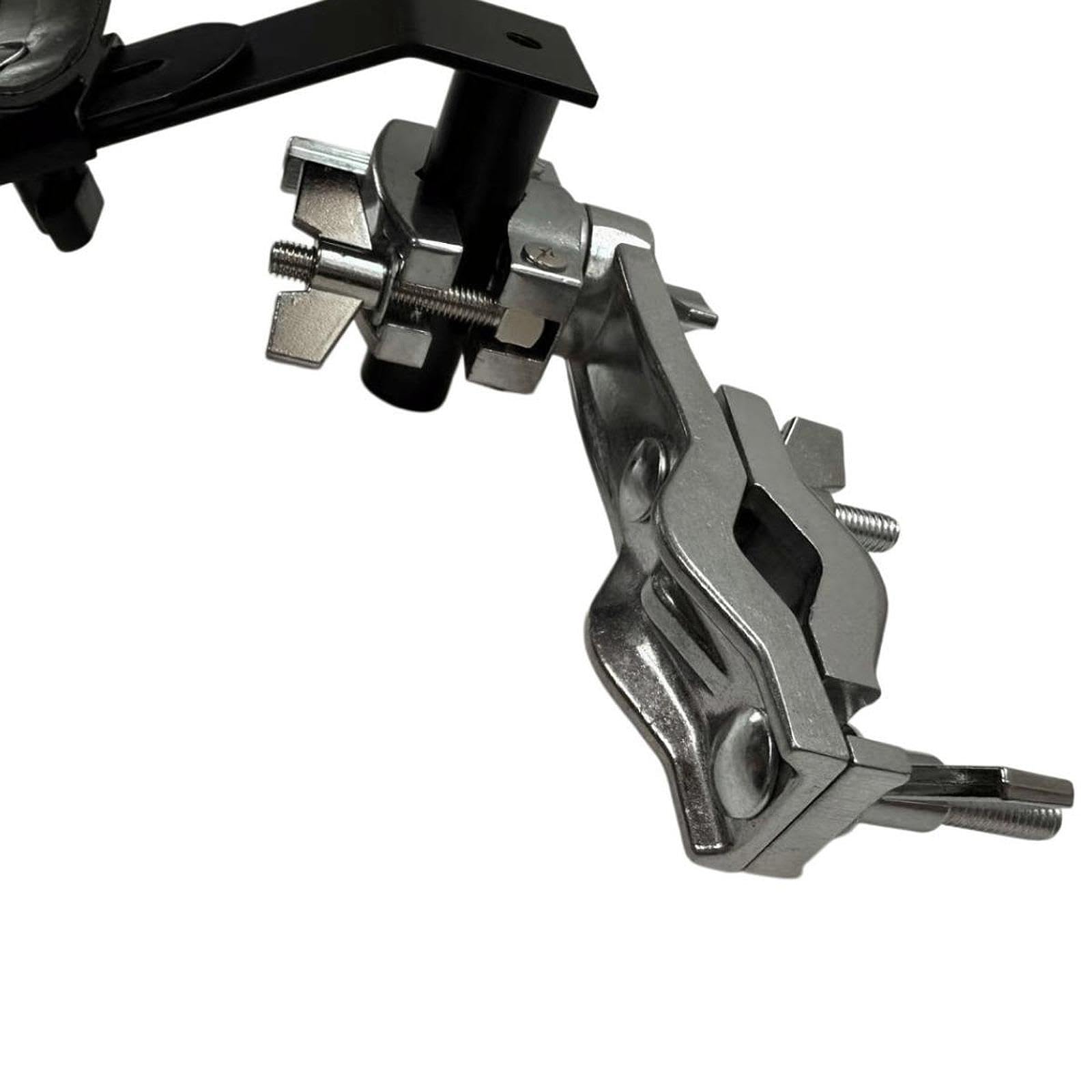 Supporto per Batteria Regolabile, Accessori per Strumenti Musicali, Supporto per Batteria, con Clip Rotante
