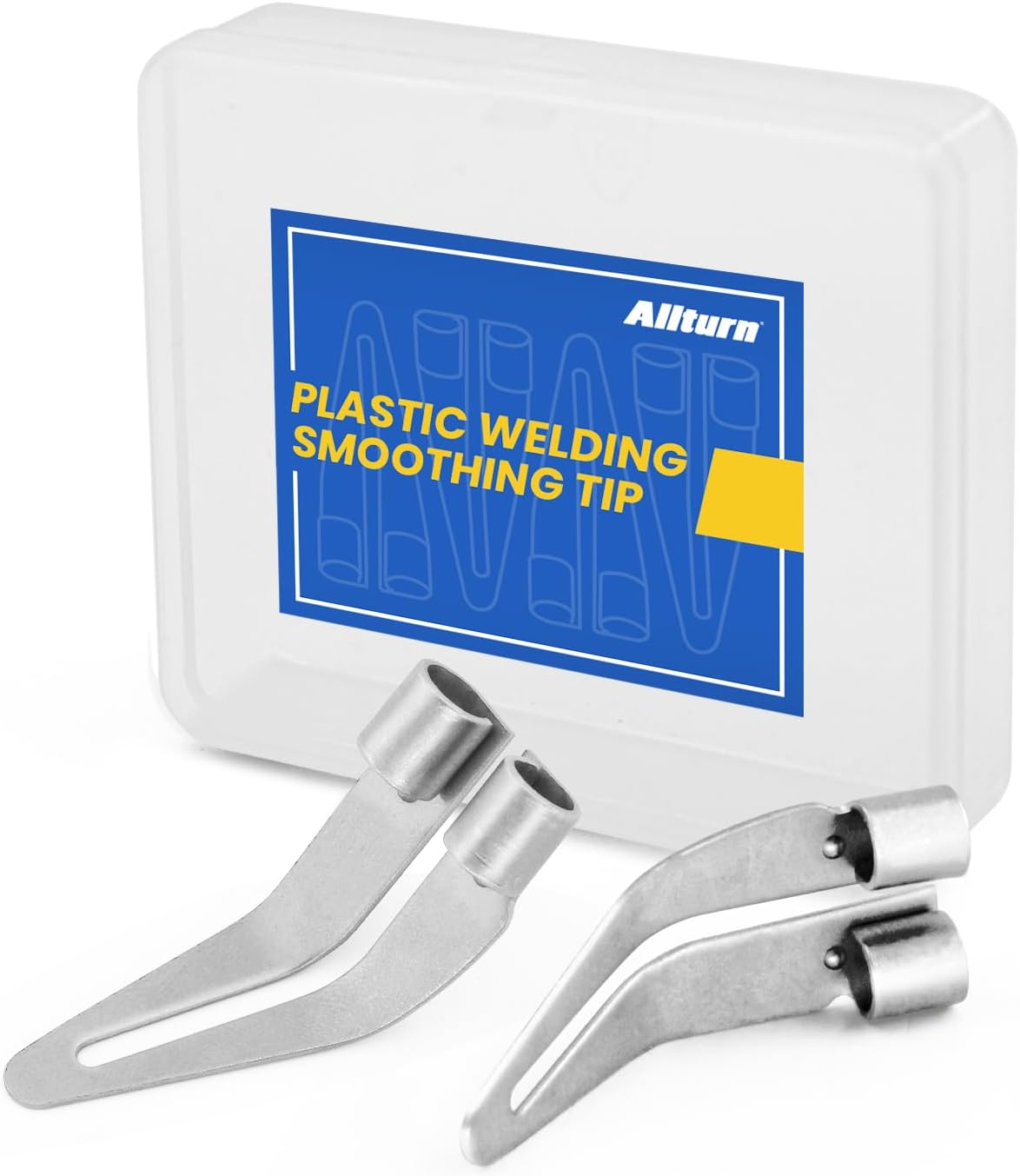 Allturn 2PCS Plastic Smoothing Tip,Plastic Welding Tip to Repair Car Bumpers,Kayaks,Etc.(Only for Allturn PWG-100)