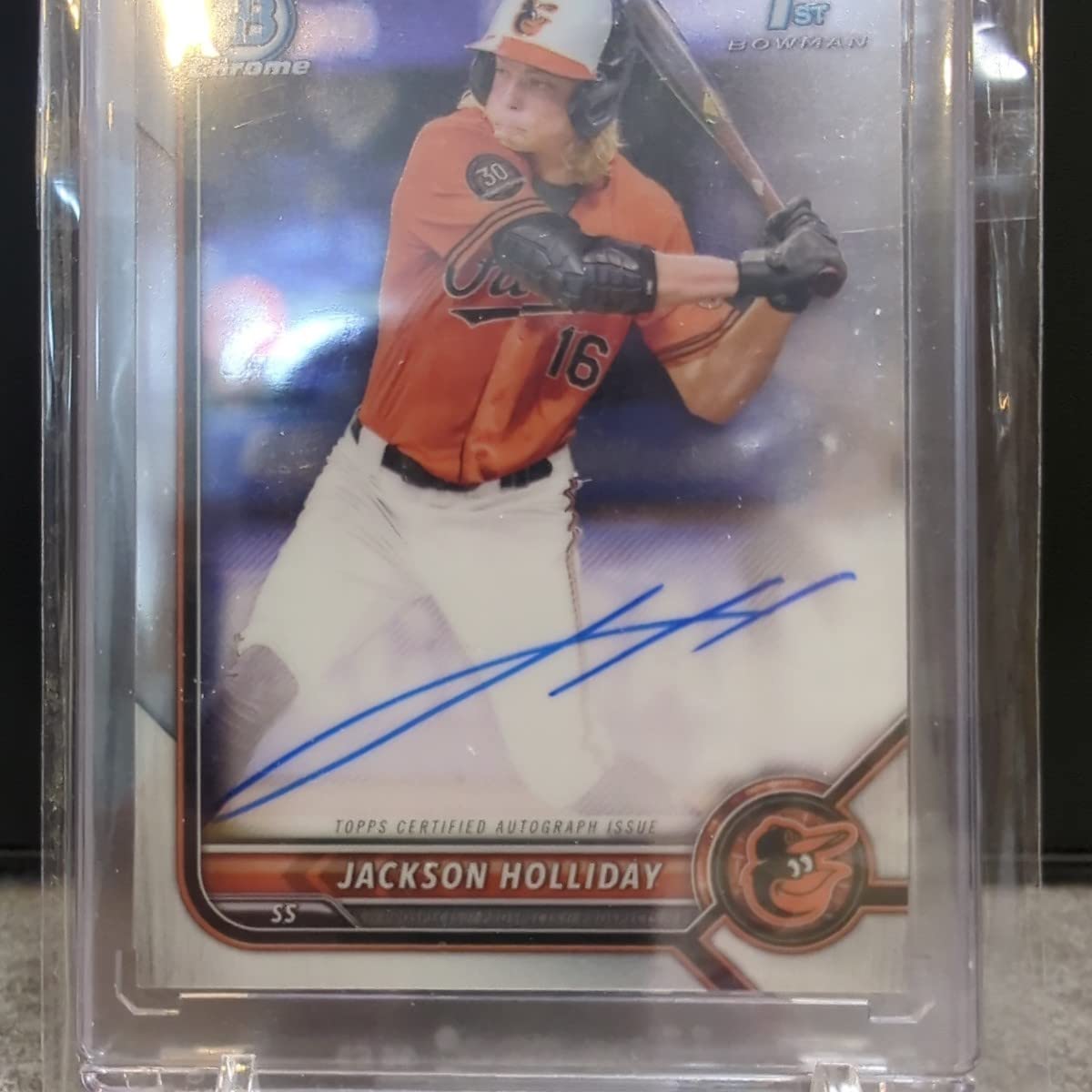 Amazon.co.jp: 2022 Topps 1st Bowman Chrome Draft Jackson Holliday 