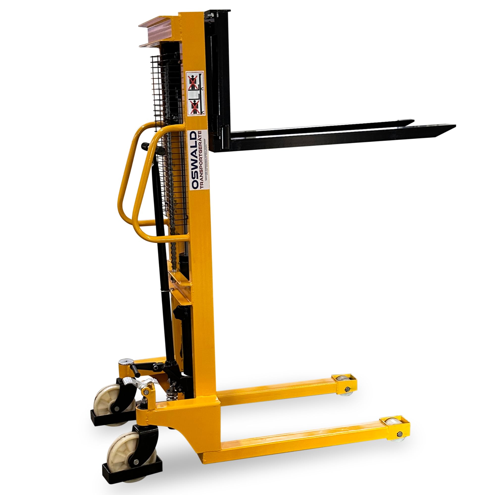 Hochhubwagen HH0512-500 kg Tragkraft - 1.150 mm Hubhöhe - manueller Stapler Handwagen
