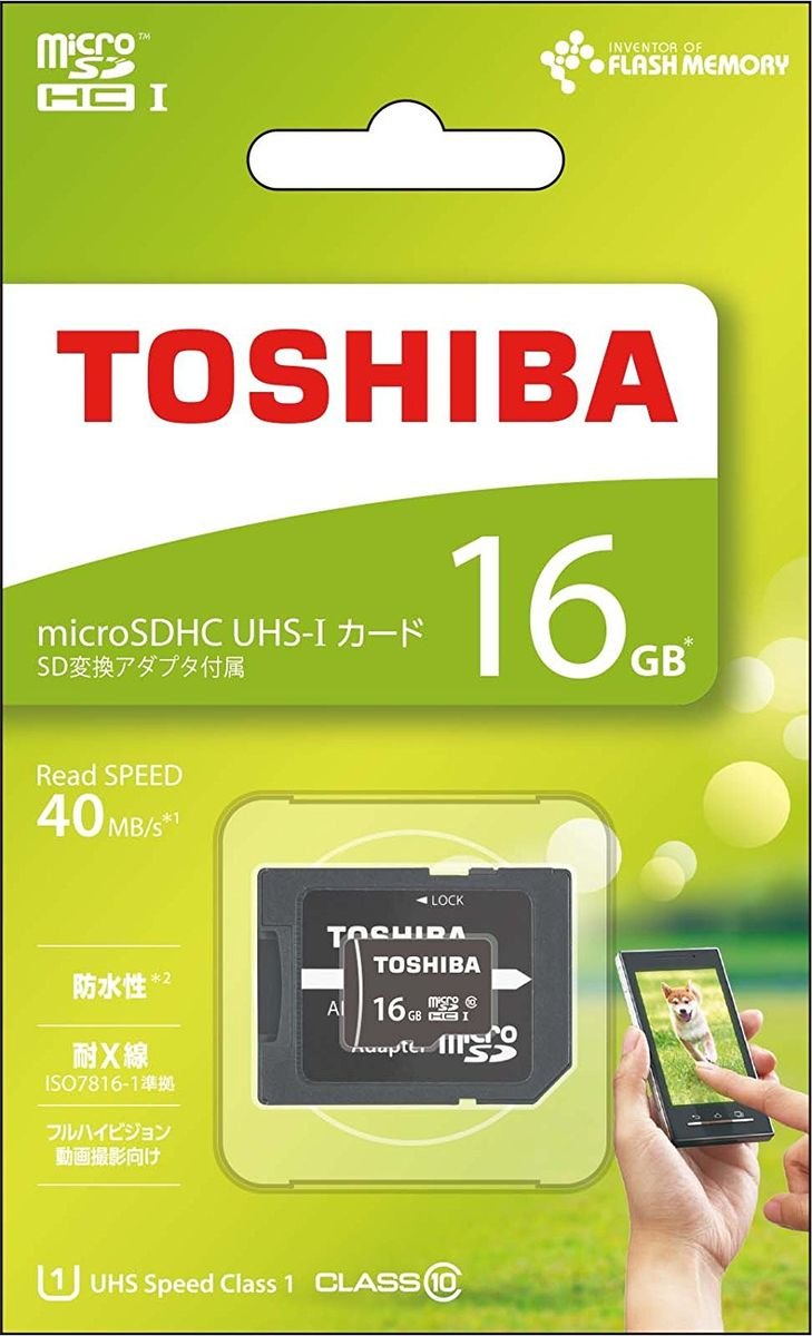 Amazon.co.jp: 東芝 microSDHC/microSDXCメモリーカード 16GB Class10