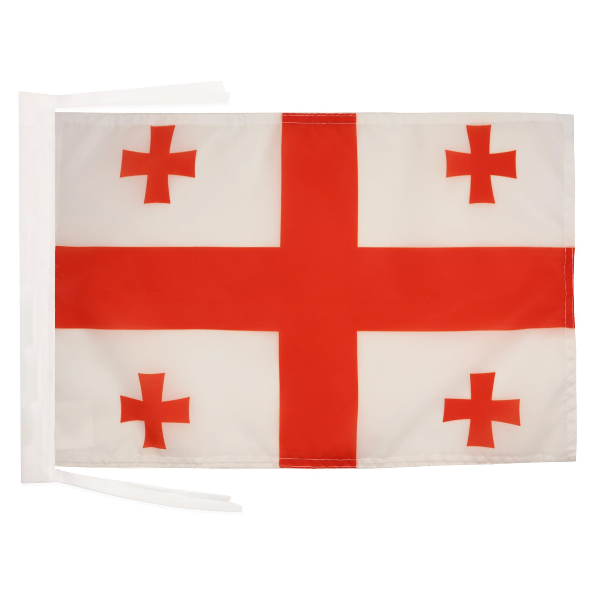 AZ FLAG Georgia Flag 18'' x 12'' cords - Georgian SMALL flags 30 x 45cm - Banner 18x12 in