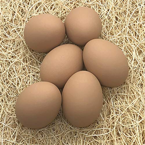 Cackle Hatchery Ceramic Nest Eggs - Brown (6 Pack) - Image 4