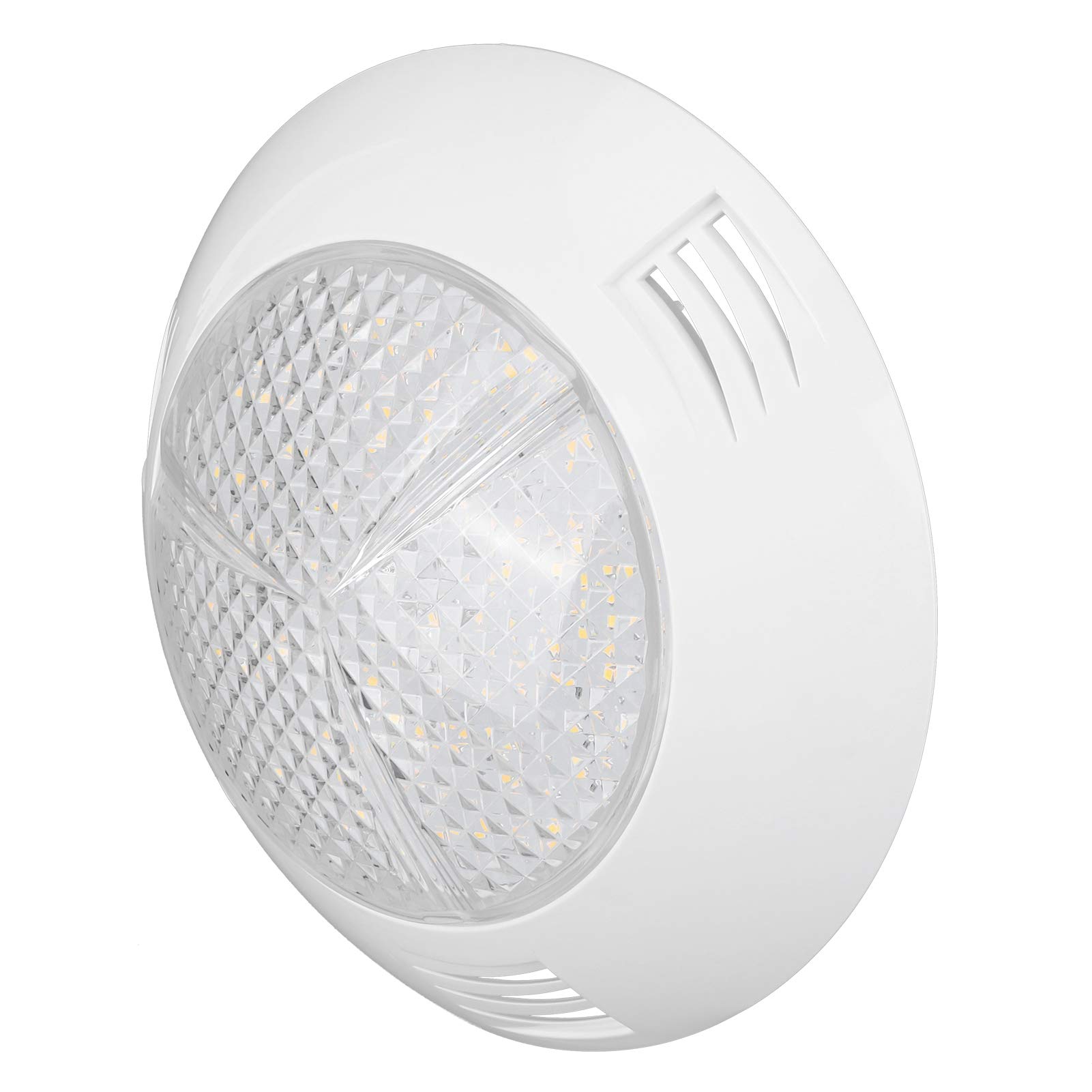 GLOGLOW Światło do Basenu, Produkty Oświetleniowe 160 LED AC12V 18W IP68 1500 Lm 120 Stopni Białe światło do Fontanny Basenowej Staw Ogrodowy Wystrój Zewnętrzny Basenu, PC ABS Podwodne