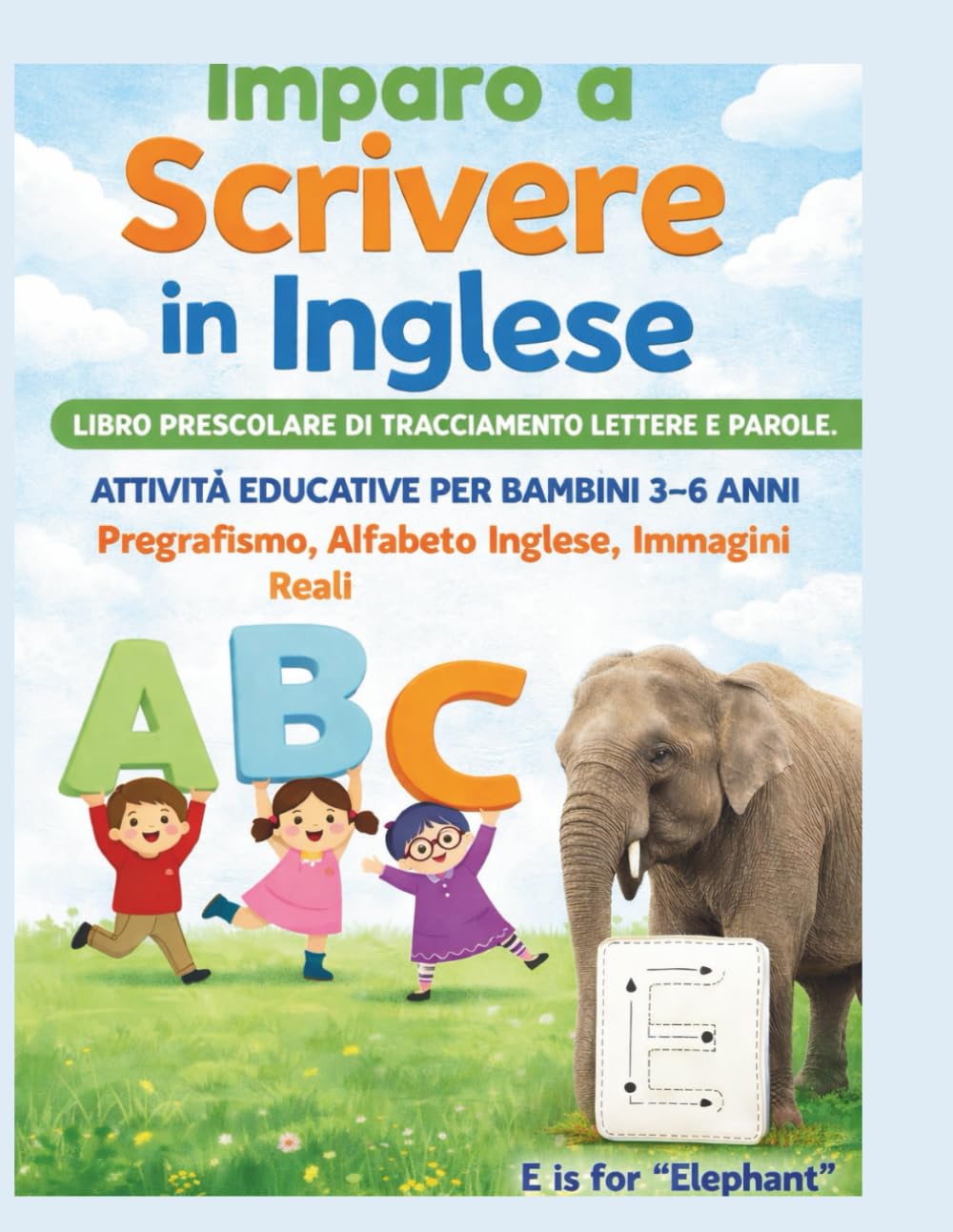 Imparo a Scrivere in Inglese – Libro Prescolare di Tracciamento Lettere e Parole 3-4 Anni: Attività ABC da Ricalcare | Esercizi Pre-Scrittura in ... e Prima Elementare (Agenda 2023-2024)
