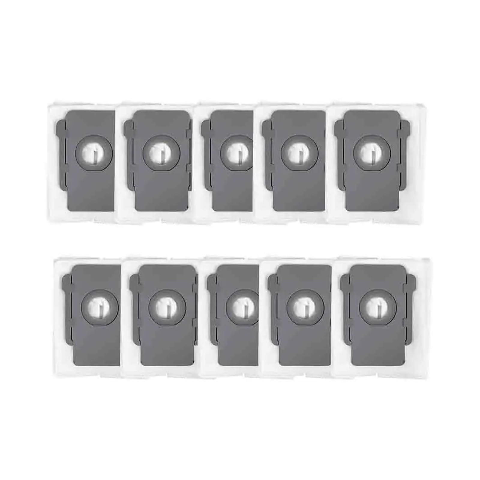 Bolsas de polvo para aspiradora, compatibles con Roomba, i3 I3+/i4 I4+/i5 I5+/i7 I7+/i6+/i8+/j7+/j8/j9+/E5 E6 E7 S9 S9+ bolsas de polvo de repuesto (10 unidades)