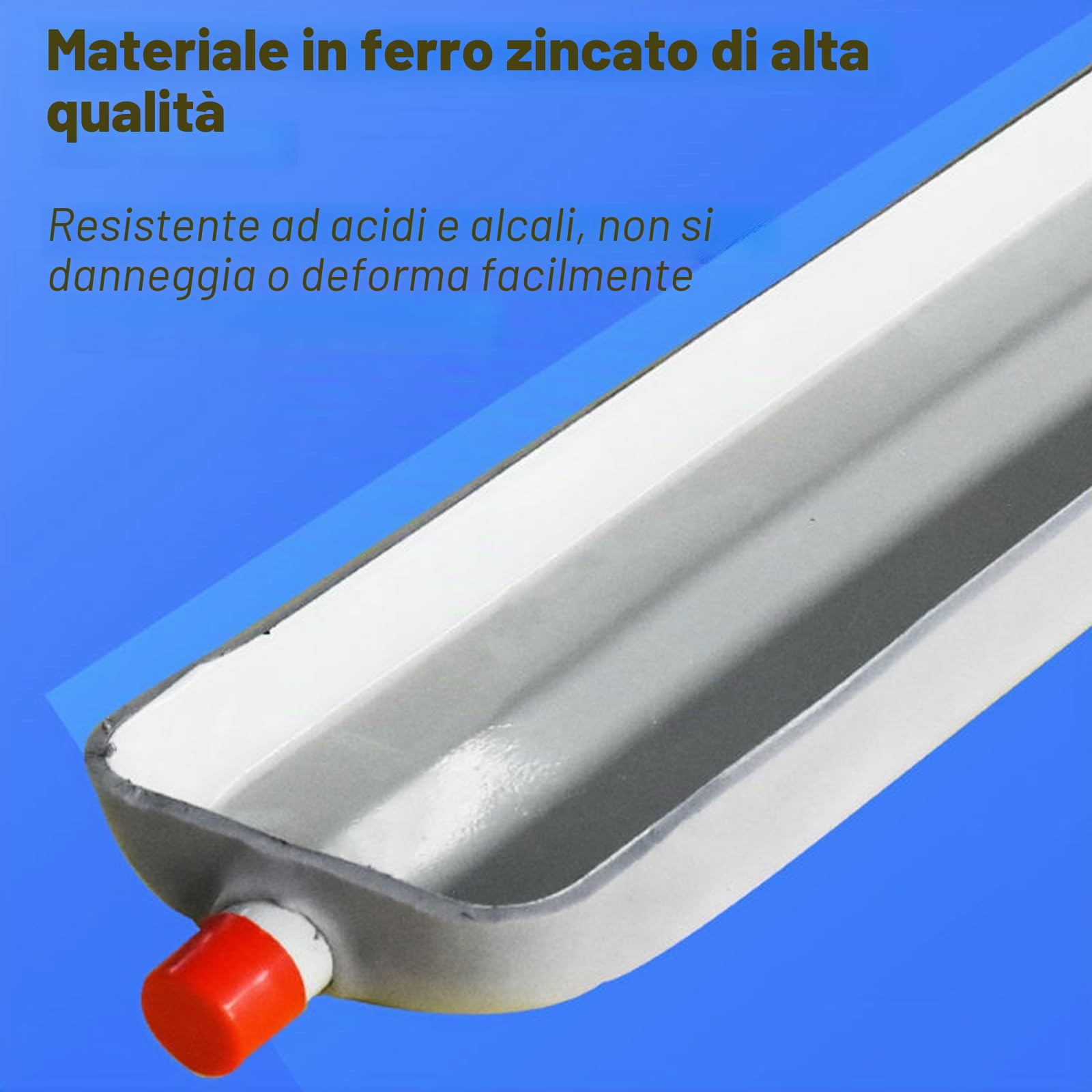 Vaschetta Condensa Condizionatore per D'aria Zincata, Raccogli Acqua Condizionatore, Vaschetta di Raccolta Dell'aria Condizionata(72x12x3cm/28x5x1in)