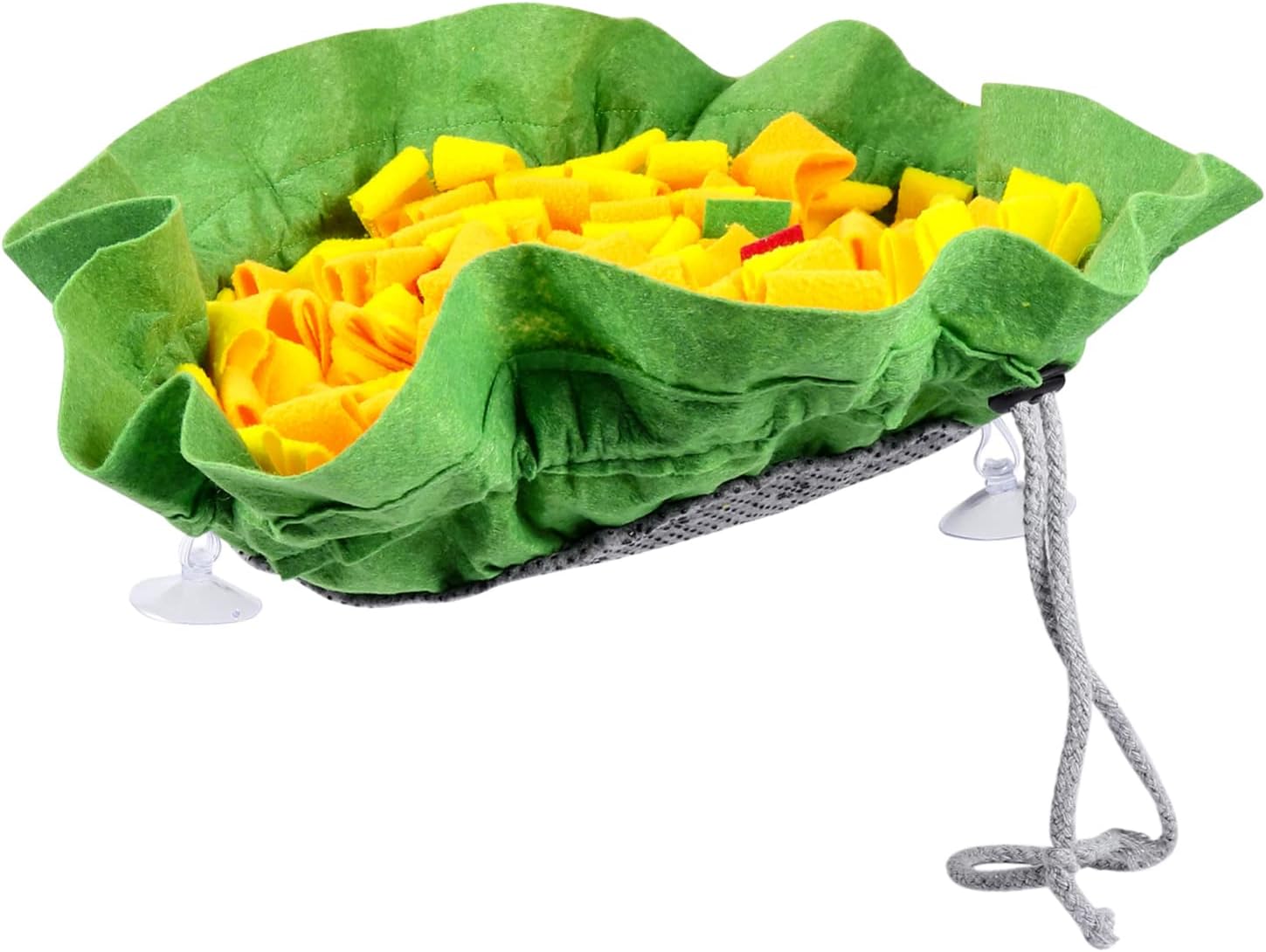 Hohopeti Dog Slow Feeding Mat Puppy Chew Toy Lotus Shape