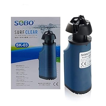 Sobo SK-03 Surf Clear (The Clever Aquatic Surface Skimmer) AC 220-240V 50Hz Power: 3W F.MAX:200L/HR - Central Fish Aquarium
