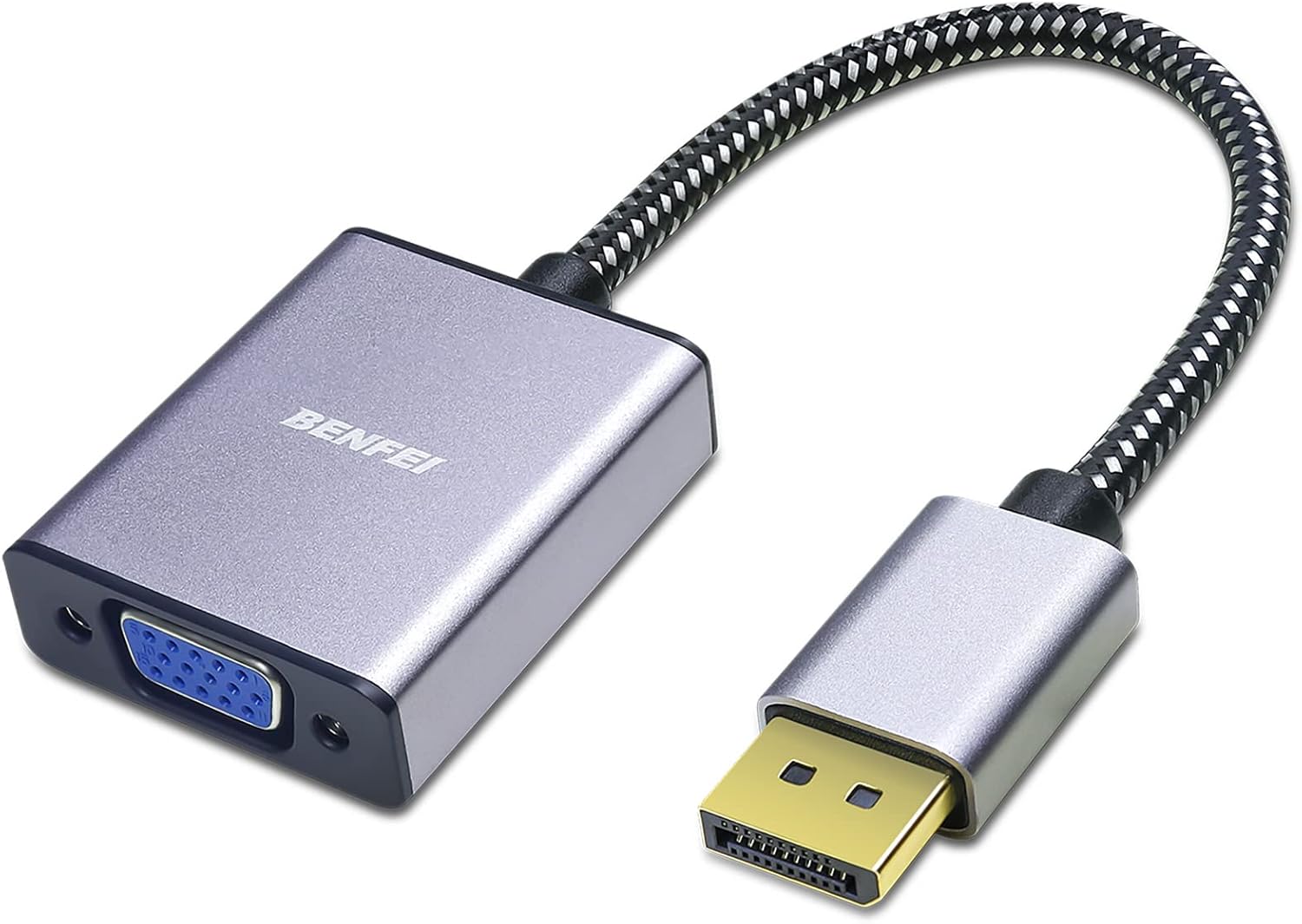 DisplayPort to VGA Adapter, BENFEI DisplayPort Input to VGA Output