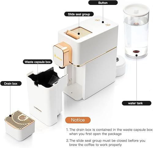 Miniatura 5 de Espresso Machine for Coffee Capsules Compatible with Nespresso OriginalLine Machine, Espresso Maker for Nespresso OriginalLine, Bestpresso Coffee