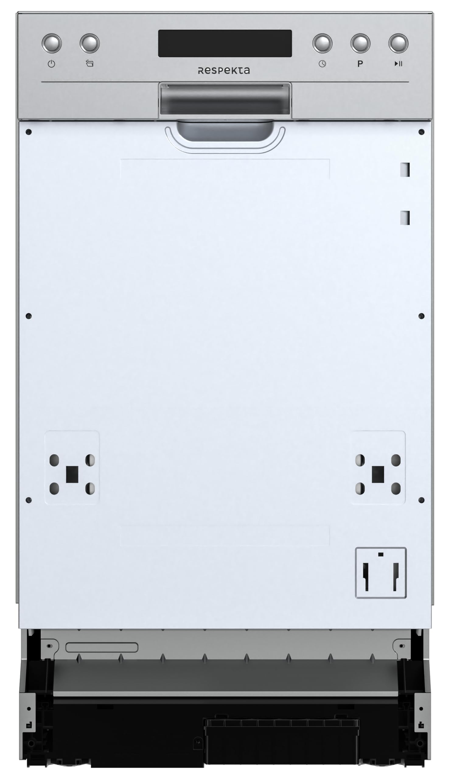 Respekta Einbaugeschirrspüler Leni GSP45.1TID-12, 45 cm, teilintegriert, D