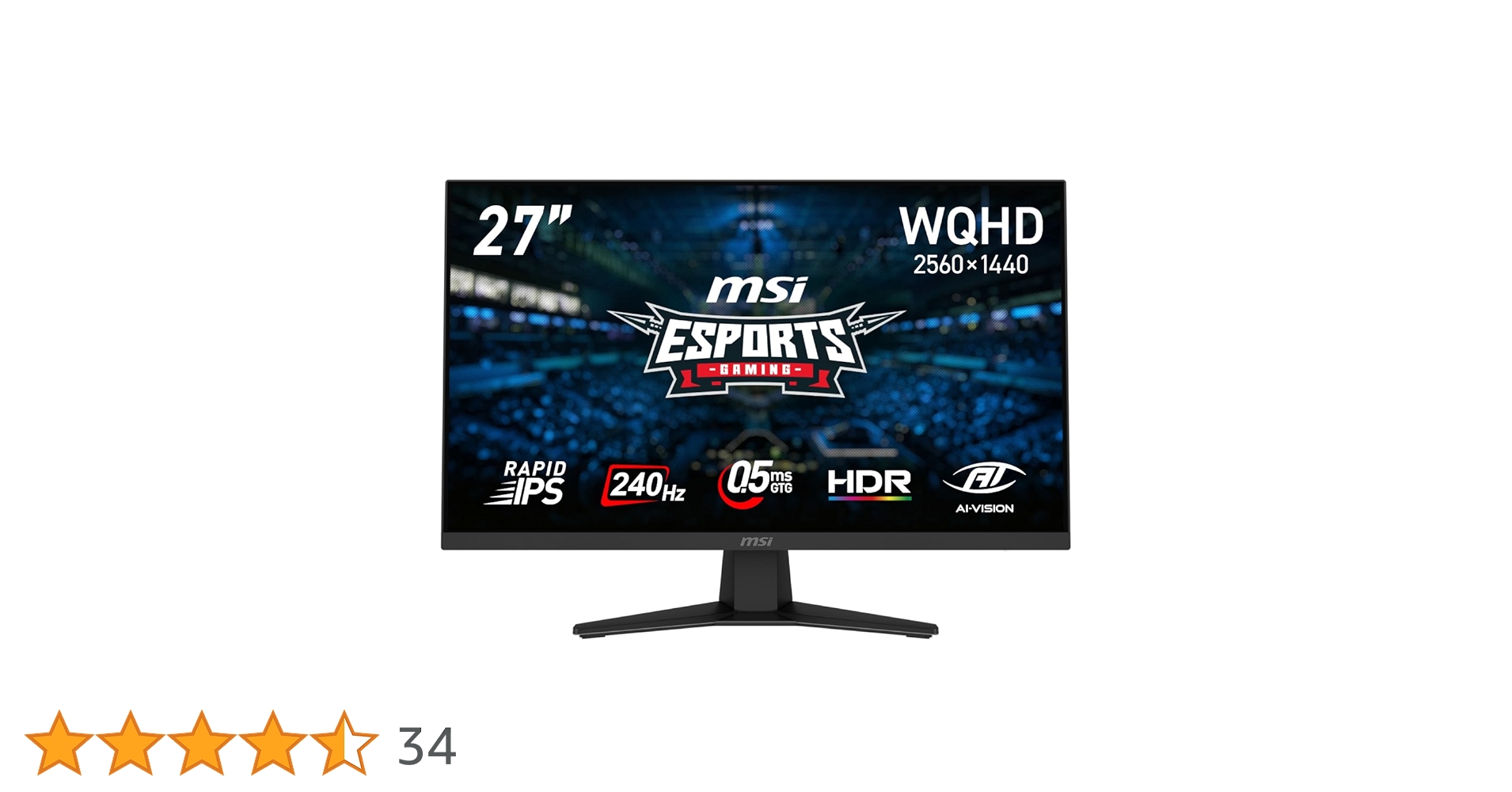 Amazon.co.jp: MSI ゲーミングモニター 27インチ WQHD RAPID IPSパネル