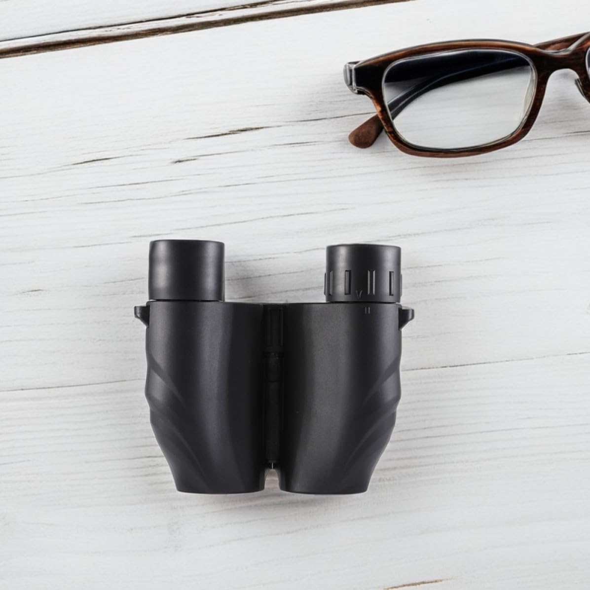 Binocolo Compatto 10x25 Nero Messa a Fuoco Indipendente