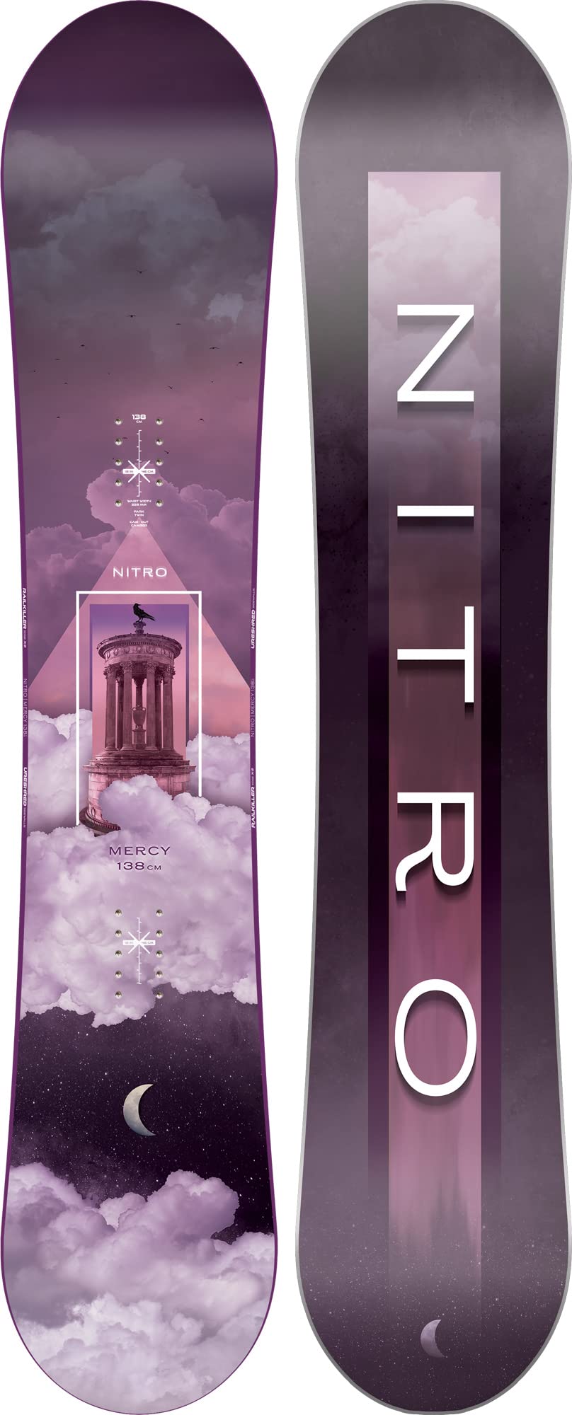 nitro mercy snowboard 2021 Women's 2026 149 and is equipped with reliable Railkiller edges for extra grip and durability Nitro Mercy review - Freeride