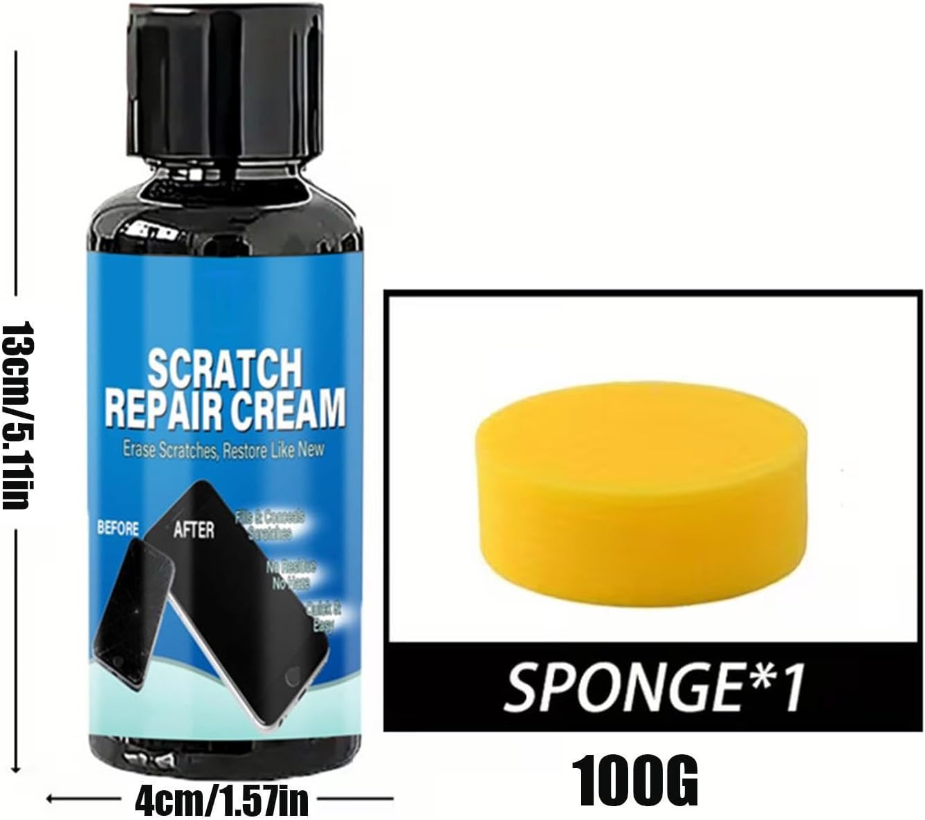 Scratch Remover for Phone Screen with Sponge Easy to Apply Universal image 2
