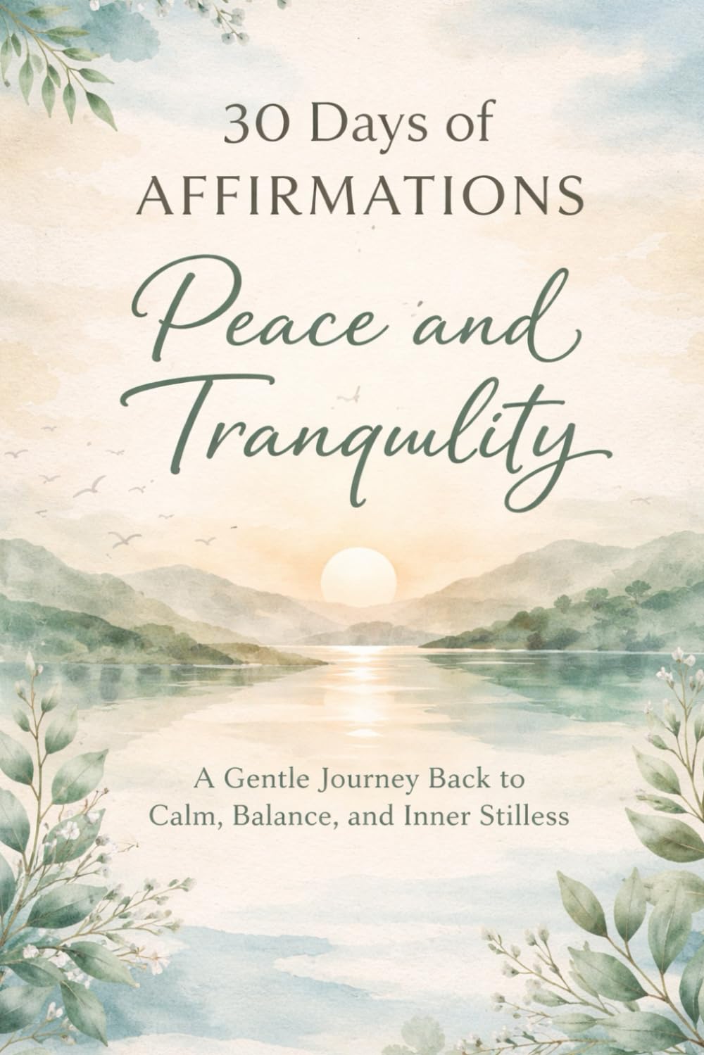 30 Days of Affirmations: Peace and Tranquility: A Gentle Journey Back to Calm, Balance, and Inner Stillness (Being at peace with oneself.)