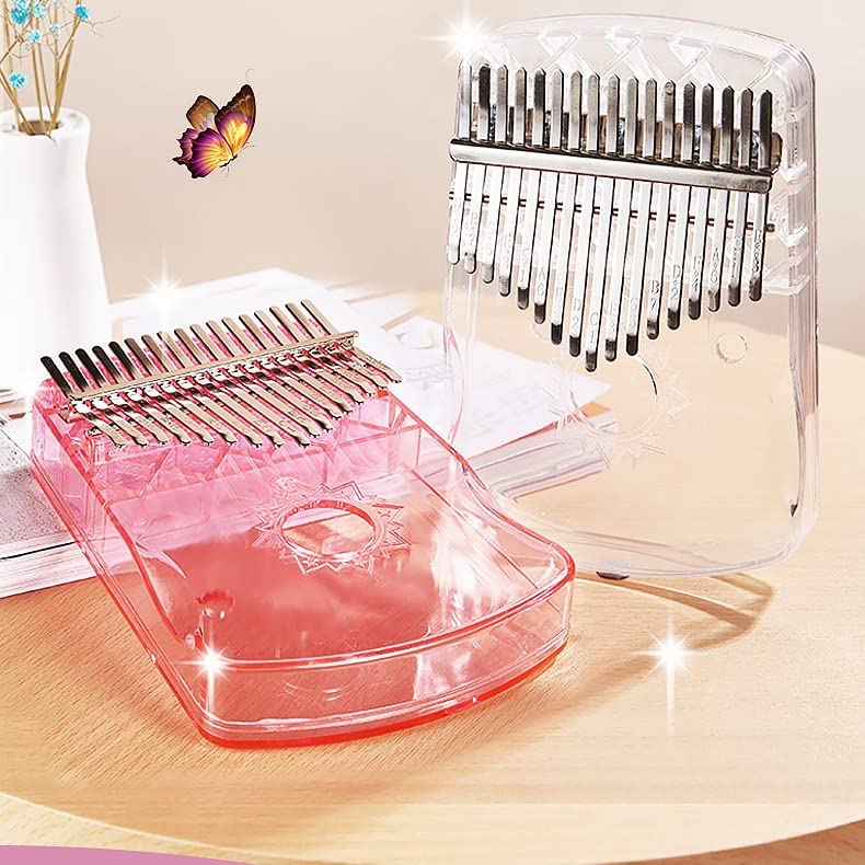 Wzhzj Kalimba acrylique 17 clé transparent piano piano starter doigt piano avec marteau tuner (Color : Clear, Size : 17… - Les Beatles, Paul McCartney, John Lennon, RIngo Starr, George Harrison Wzhzj Kalimba acrylique 17 clé transparent piano piano starter doigt piano avec marteau tuner (Color : Clear, Size : 17… – Image 5