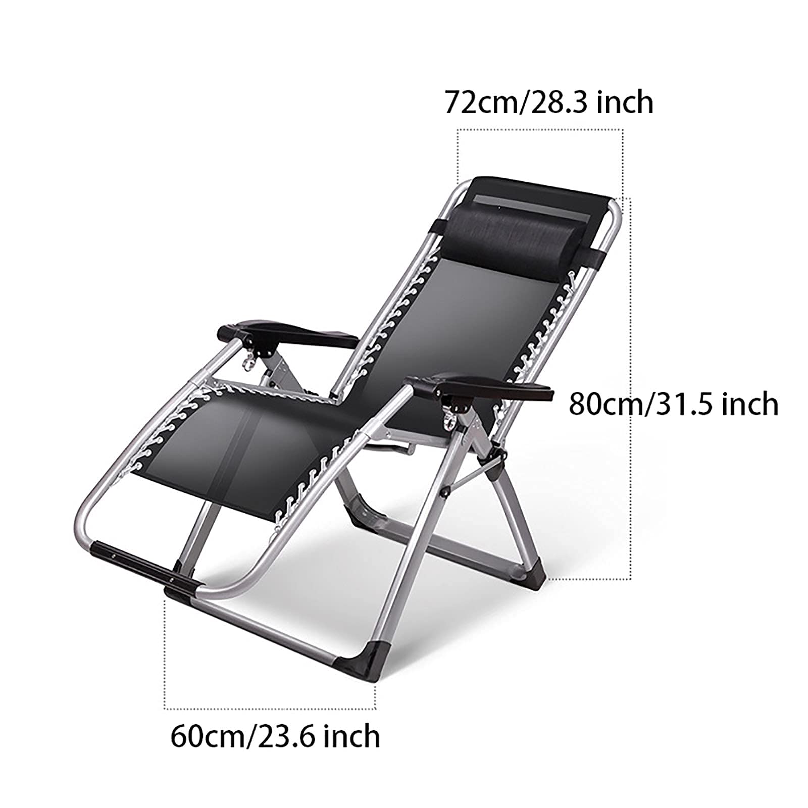 Amazon｜折りたたみラウンジャー無重力椅子ポータブルリクライニング