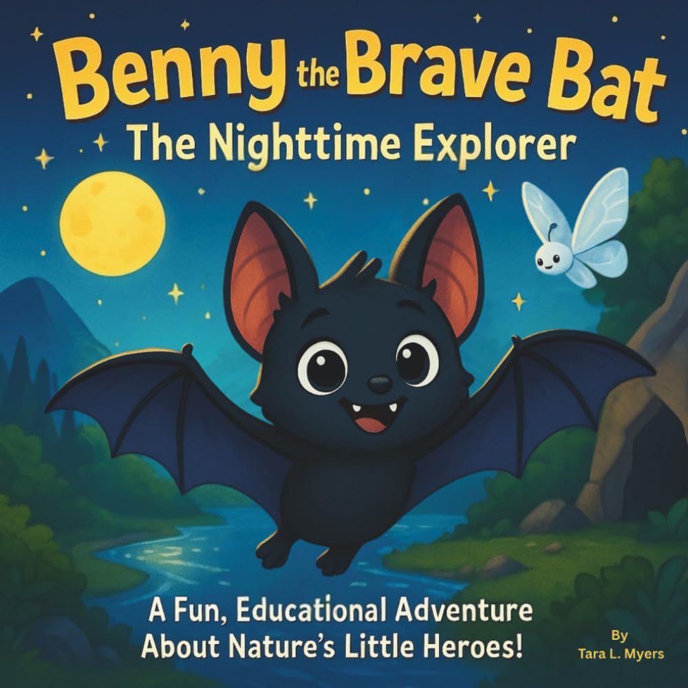 Benny the Brave Bat: The Nighttime Explorer: Children's Storybooks| A Fun, Educational Adventure About Nature’s Little Heroes! | Adventure| Animals| ... 30 Pages| Size 8.5 x 8.5 (Childrens Books)