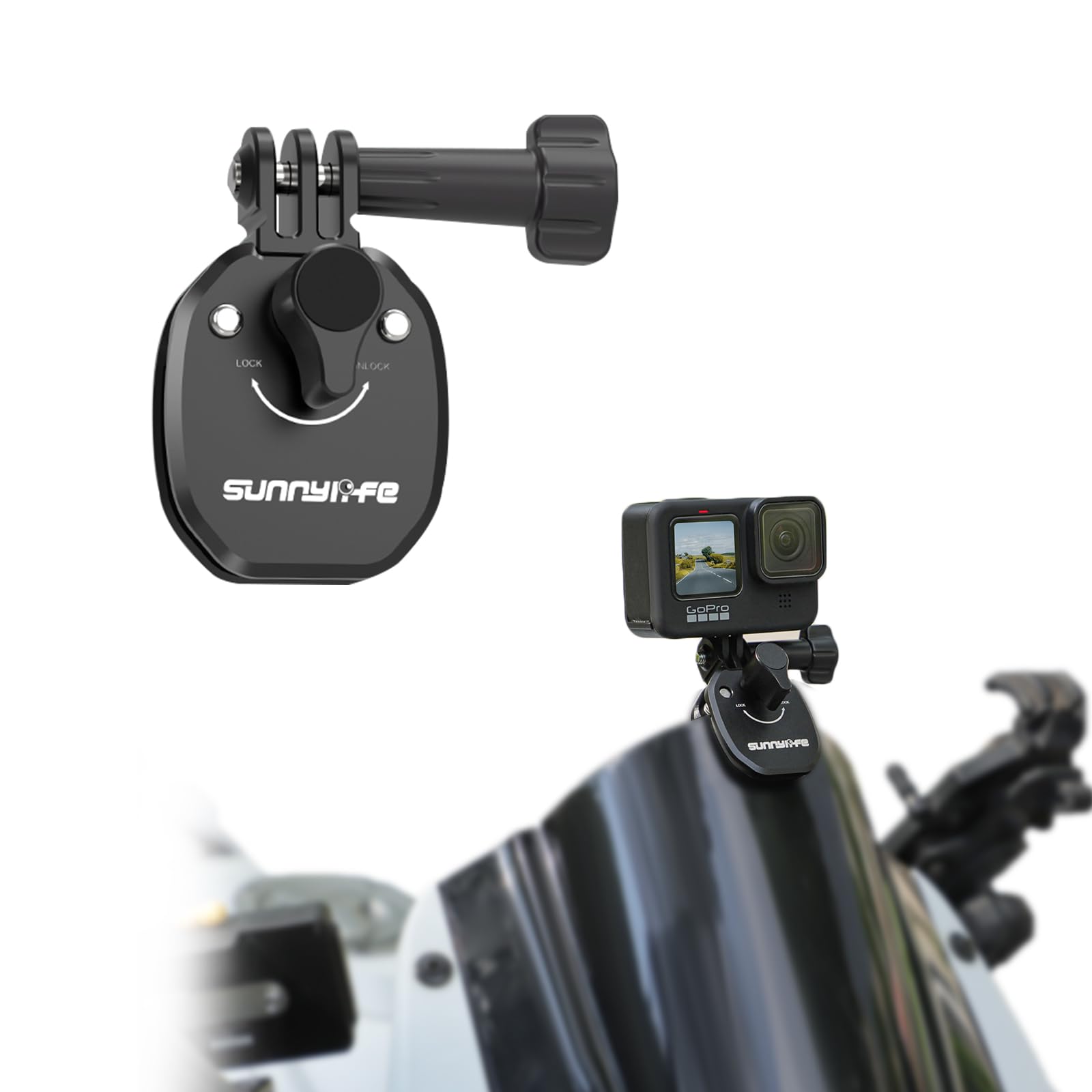GoPro - momo Amazon.com : Motorcycle Windshield Mount for Gopro Hero 13