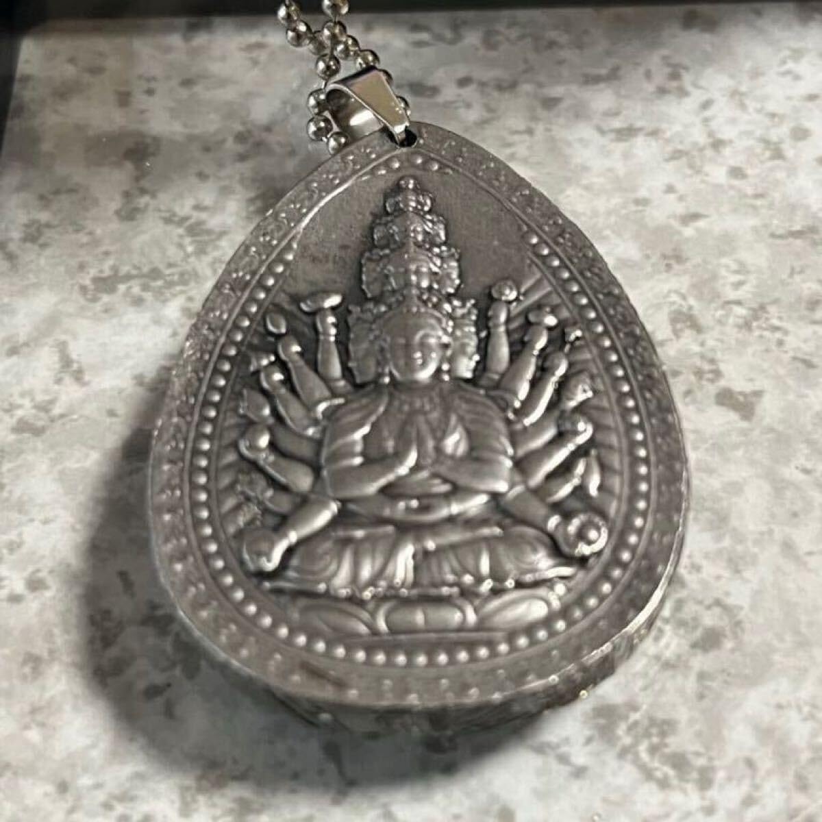 アルタイ隕石 千手観音彫刻 47g 鑑別書 アルタイ隕石 千手観音彫刻 47g