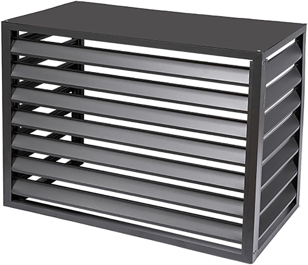 Housses pour climatiseur extérieur et étagère de décoration pour terrasse