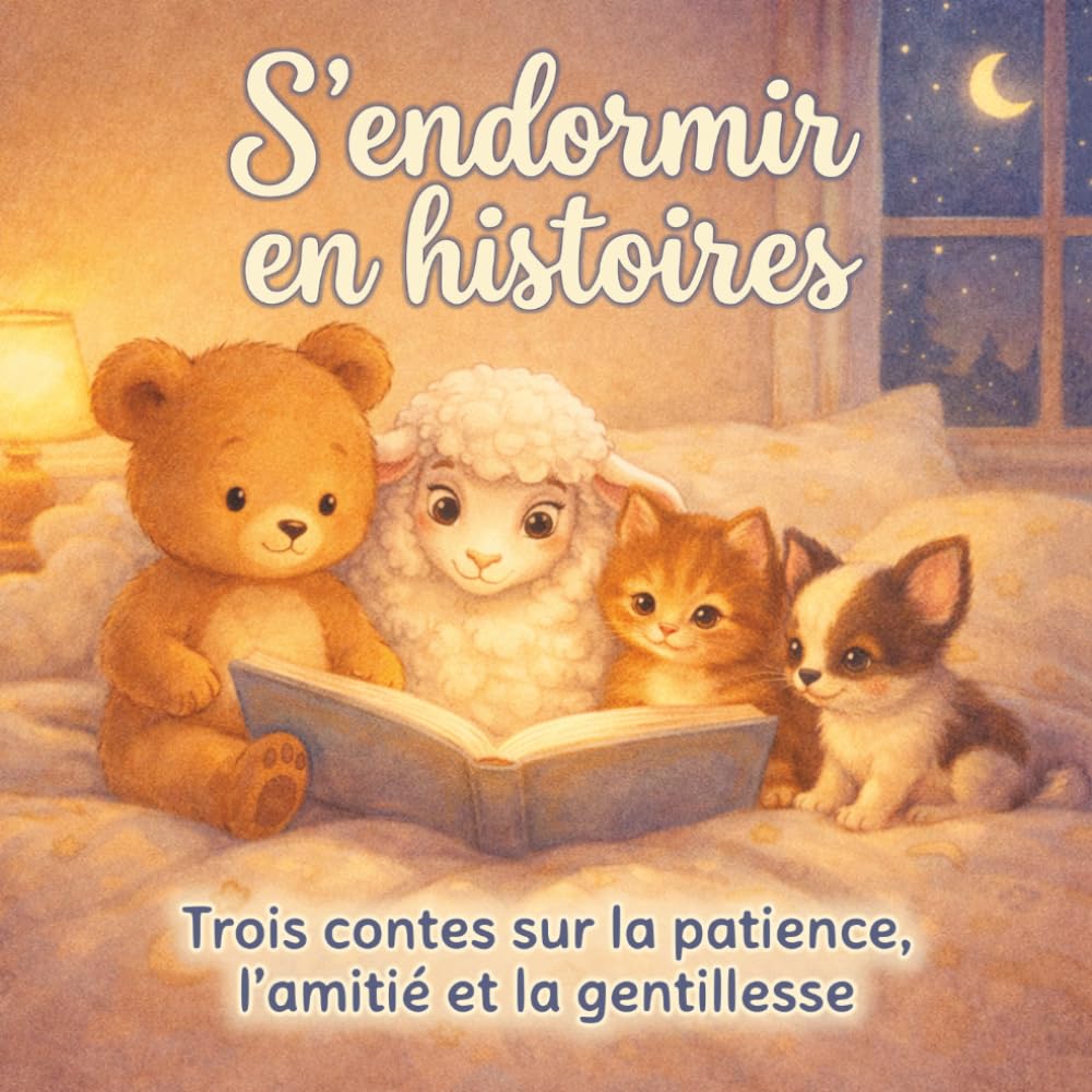S'endormir en histoires: Trois contes sur la patience, l'amitié et la gentillesse