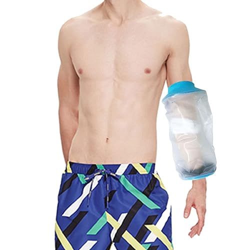 PICC - Funda de ducha de línea, fundas de fundición para ducha, funda impermeable para brazo y codo para adultos, protectores de yeso para vendajes