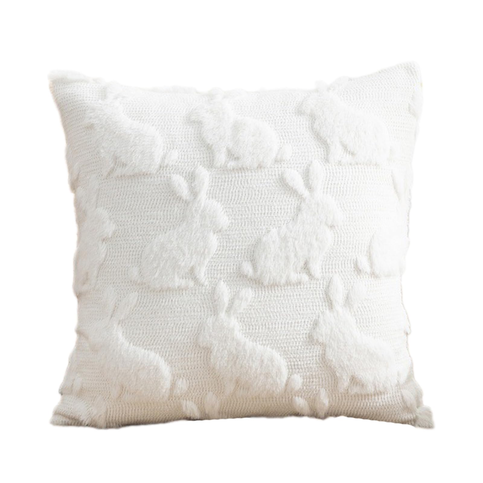 YROHGKPN 45x45cm Easters Pillow Covers Bunnys Flowers Printeds Pillow Case Party Decorations for Child Bedroom Decorations Throw Case