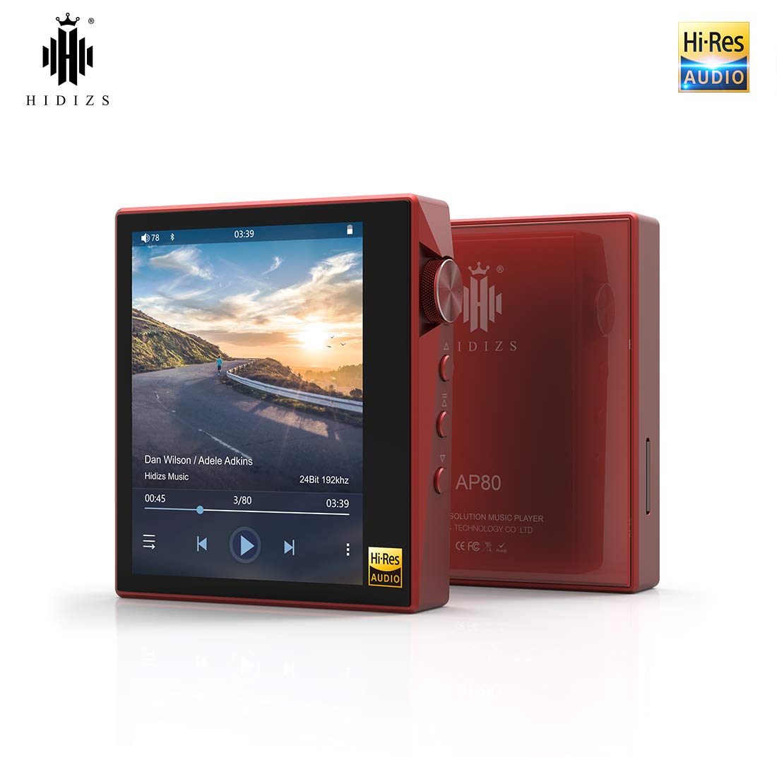 Buy HIDIZS AP80 HiFi Bluetooth MP3 Player, Portable High Resolution