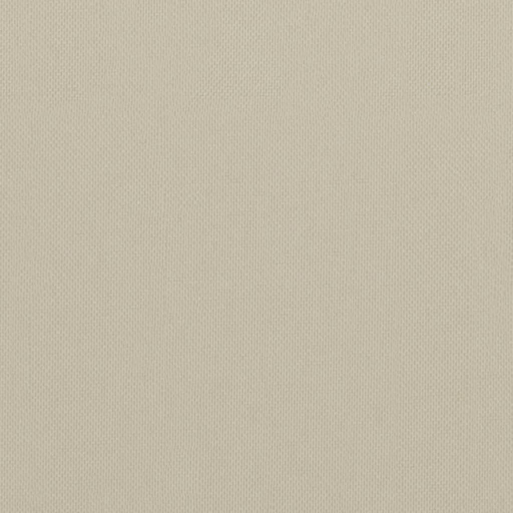 Balcone, frangivista per balcone, rettangolare, protezione da sguardi indiscreti, copertura per balcone, rivestimento per balcone, 120 x 300-600 cm, tessuto Oxford beige, per balcone e