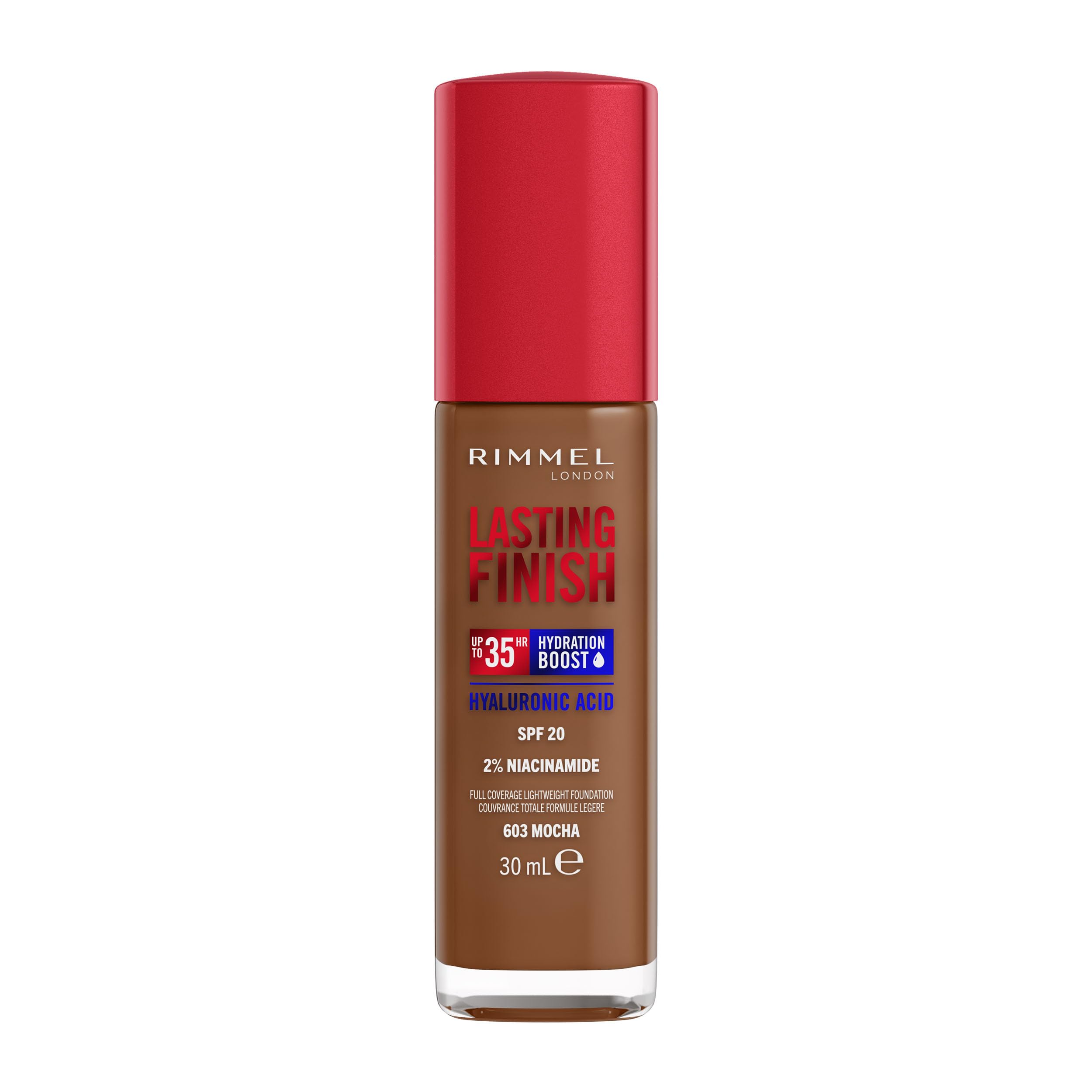 Rimmel Lasting Finish 35Hr Foundation, 603 Mocha, Women