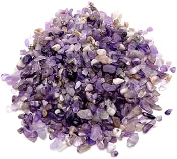 A144 フラワーアメジスト水晶さざれ石100g セット