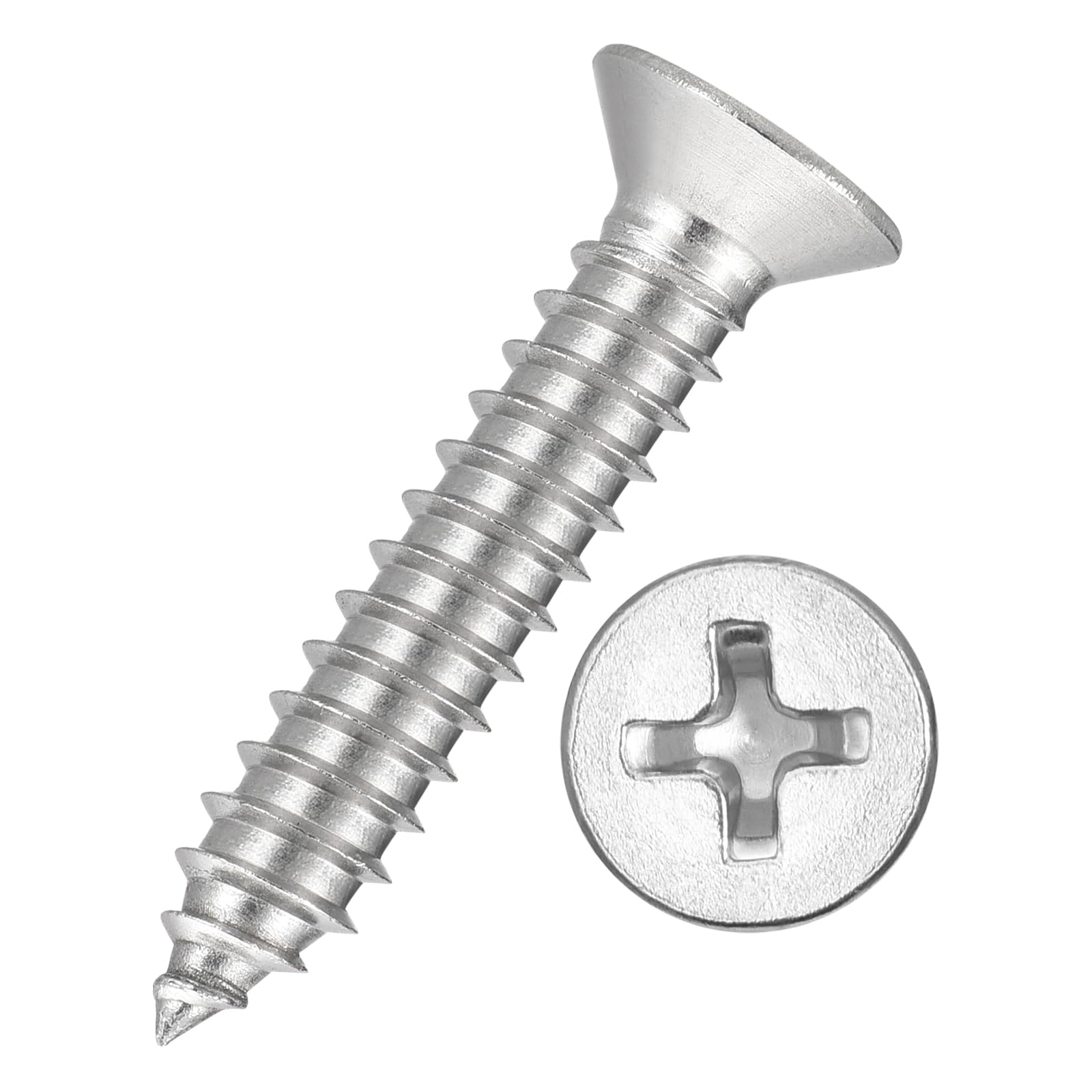 Kozelo 30pcs Phillips Flat Head Wood Screws