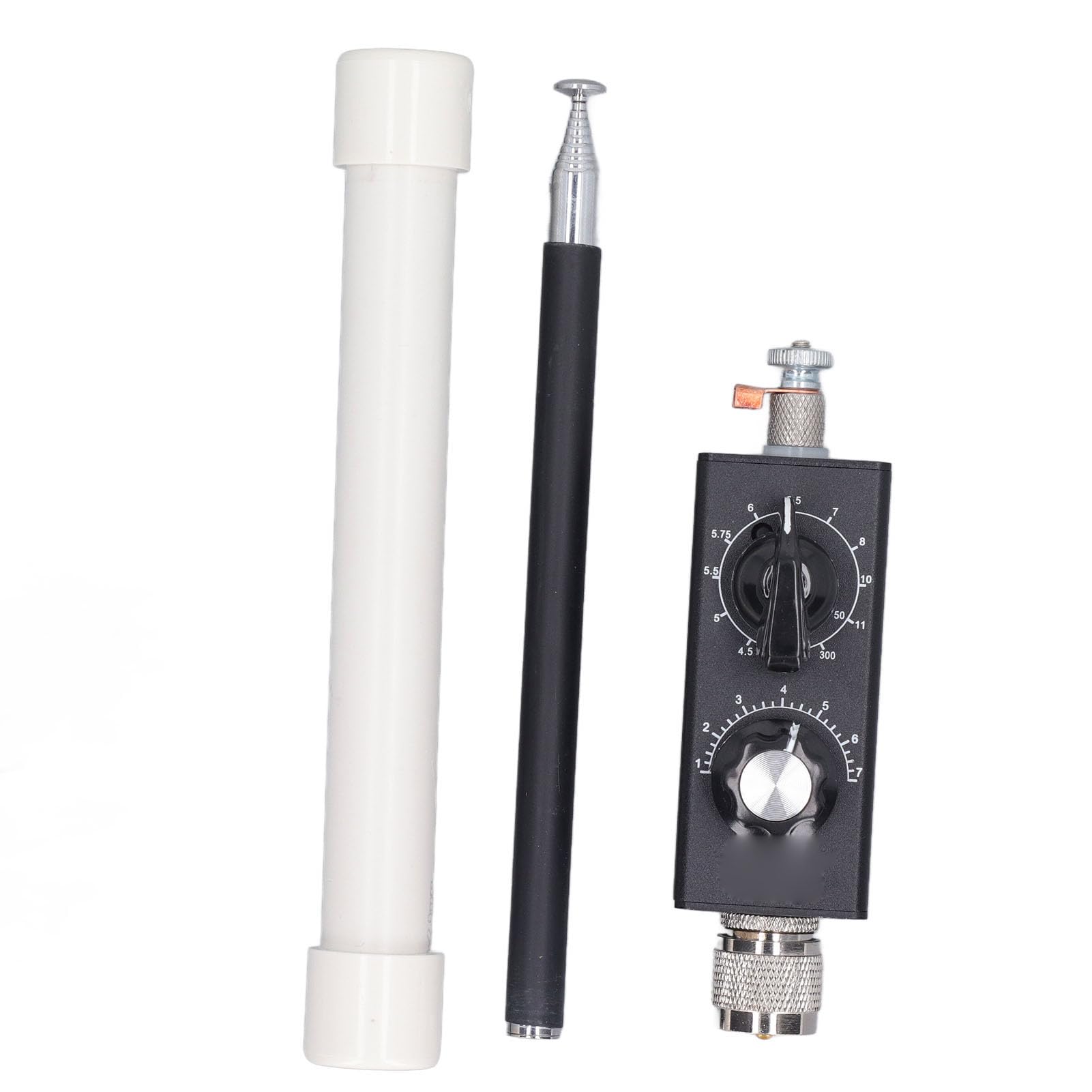 Antena HF Portátil Radio Onda Corta 3.5-470MHz 20W Aluminio Banda Completa para Uso Interior y Exterior