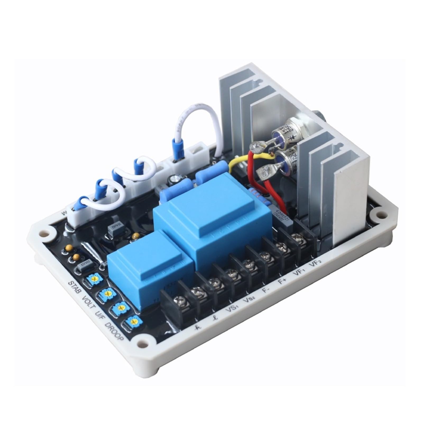 Regulador de tensión EA15A Generador Regulador de Voltaje automático 15 Amp Detección trifásica for generador sin escobillas 170VDC 50/60Hz
