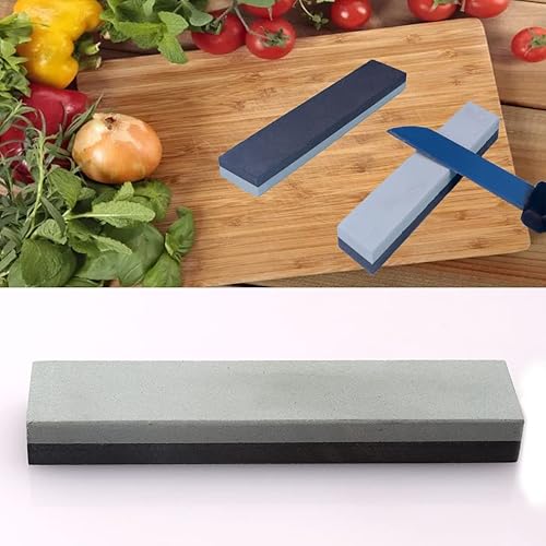 Miniatura 7 de LWCUSNJ 1 piedra de afilar de bolsillo, piedra de afilar de cuchillo práctico, carburo de boro de doble cara (800#)piedra rubí (3000#), 3.94 x 0.79