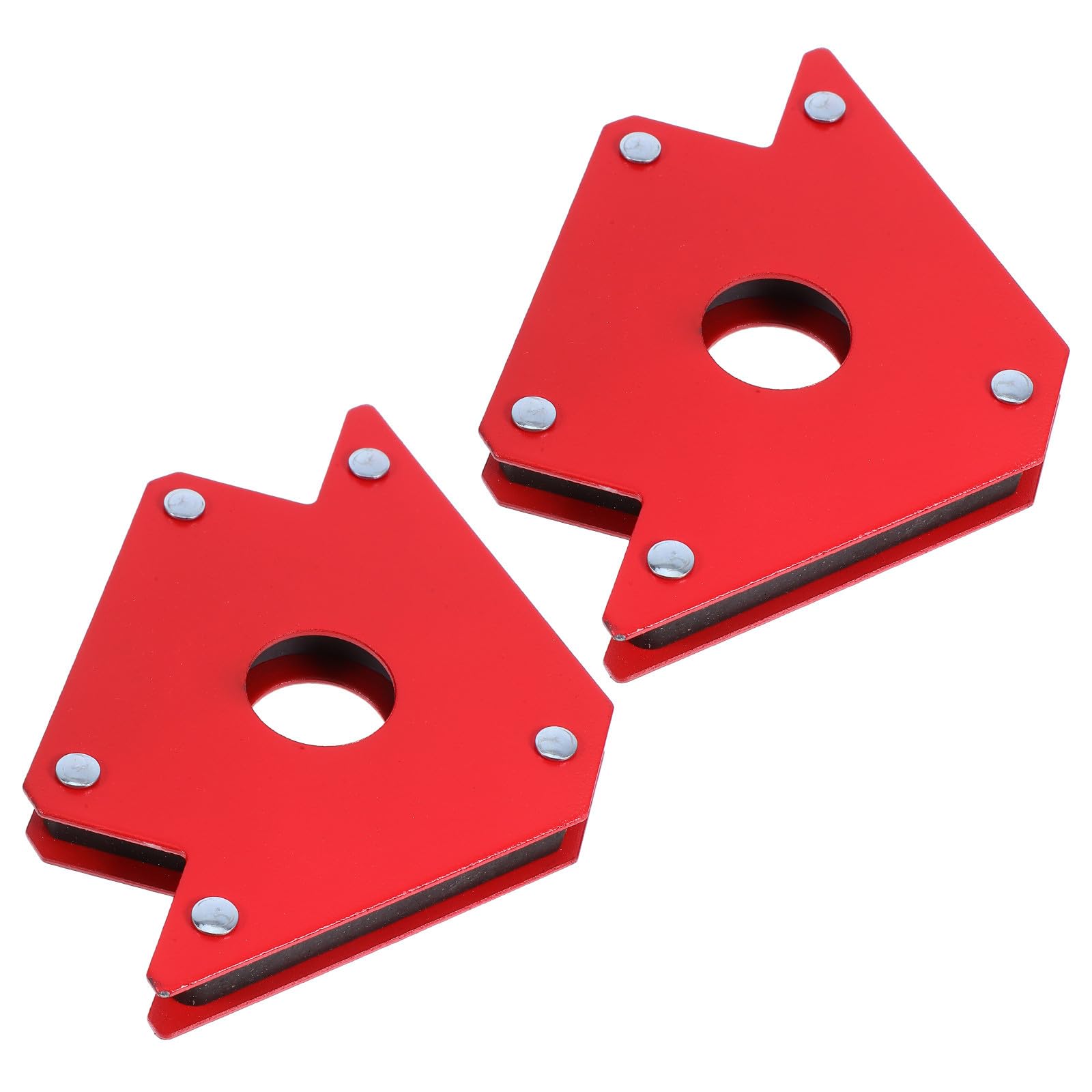 Posizionatore Magnetico per Saldatura 90°, Supporto Rosso 22kg