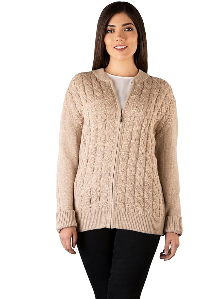 【2plan】Rogers round emboss cardigan Inca Fashions - Original Mister Rogers Zip-Up Cardigans for