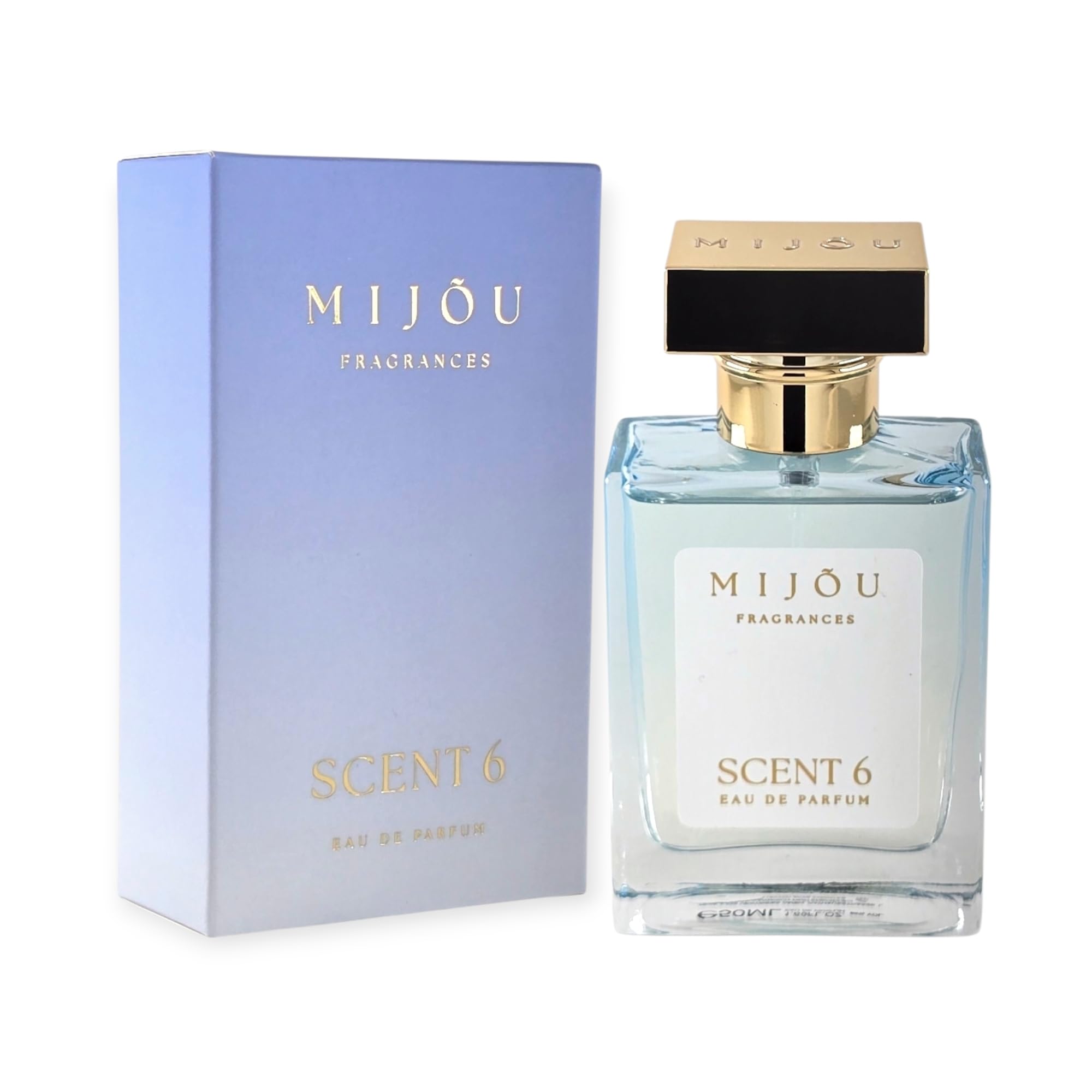 MIJÕU Scent 6 Eau de Parfum (50ml) – Tonificante profumo unisex con limone, menta e basilico – Profumo fresco di nicchia aromatico-citrica, ideale per l'estate