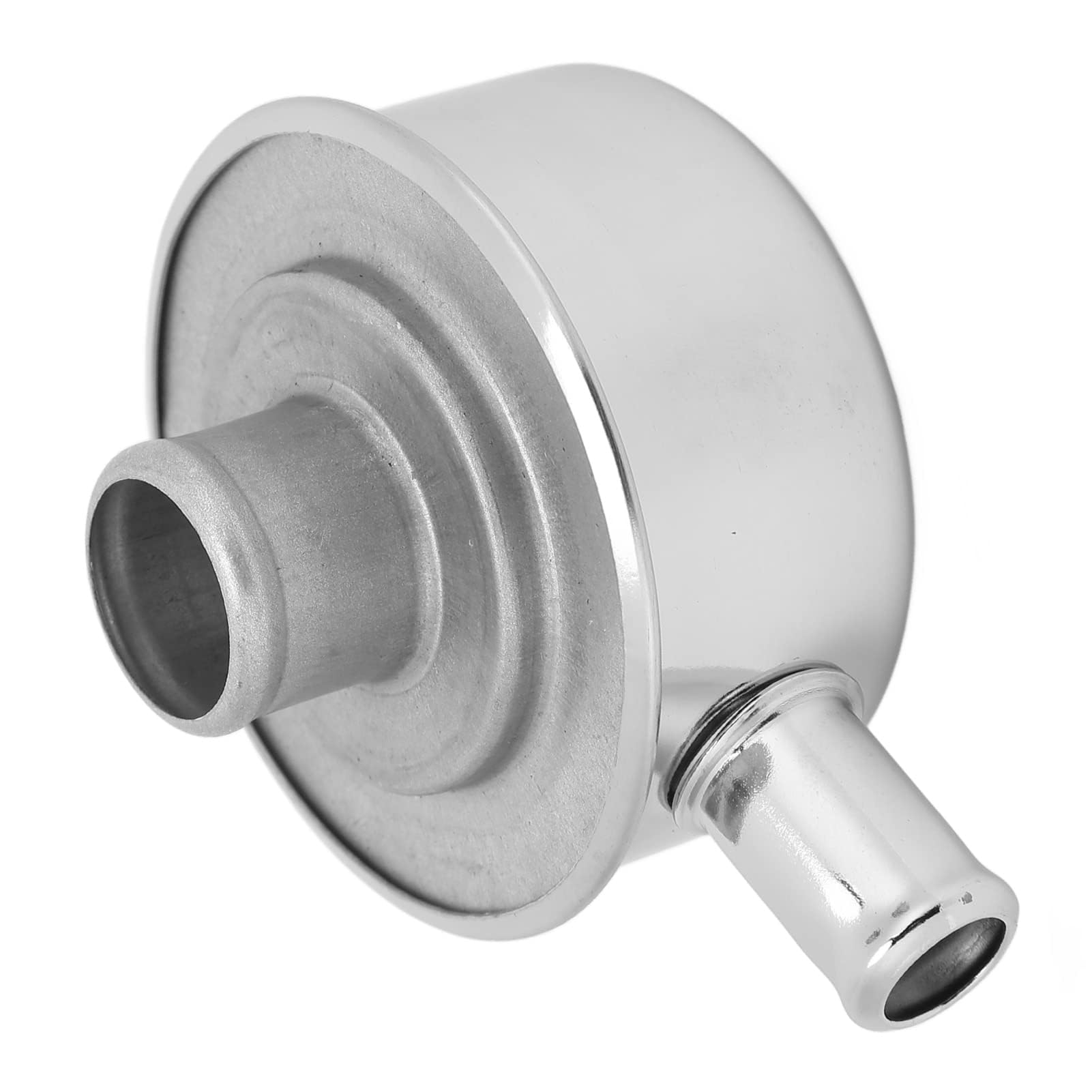 Reniflard de Couvercle de Soupape Rond Chromé Haute Qualité avec Tube de Ventilation pour SBC SBF 350