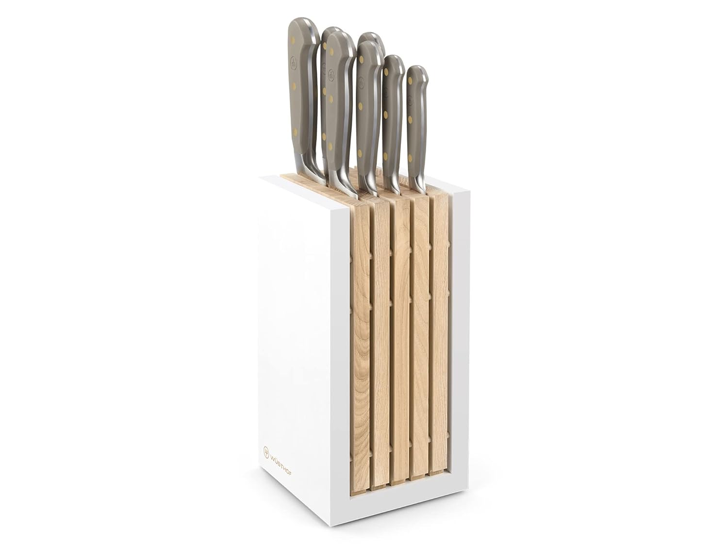 WÜSTHOF Classic Velvet Oyster 8 Piece Knife Block Set WÜSTHOF Classic Velvet Oyster 8 Piece Knife Block Set