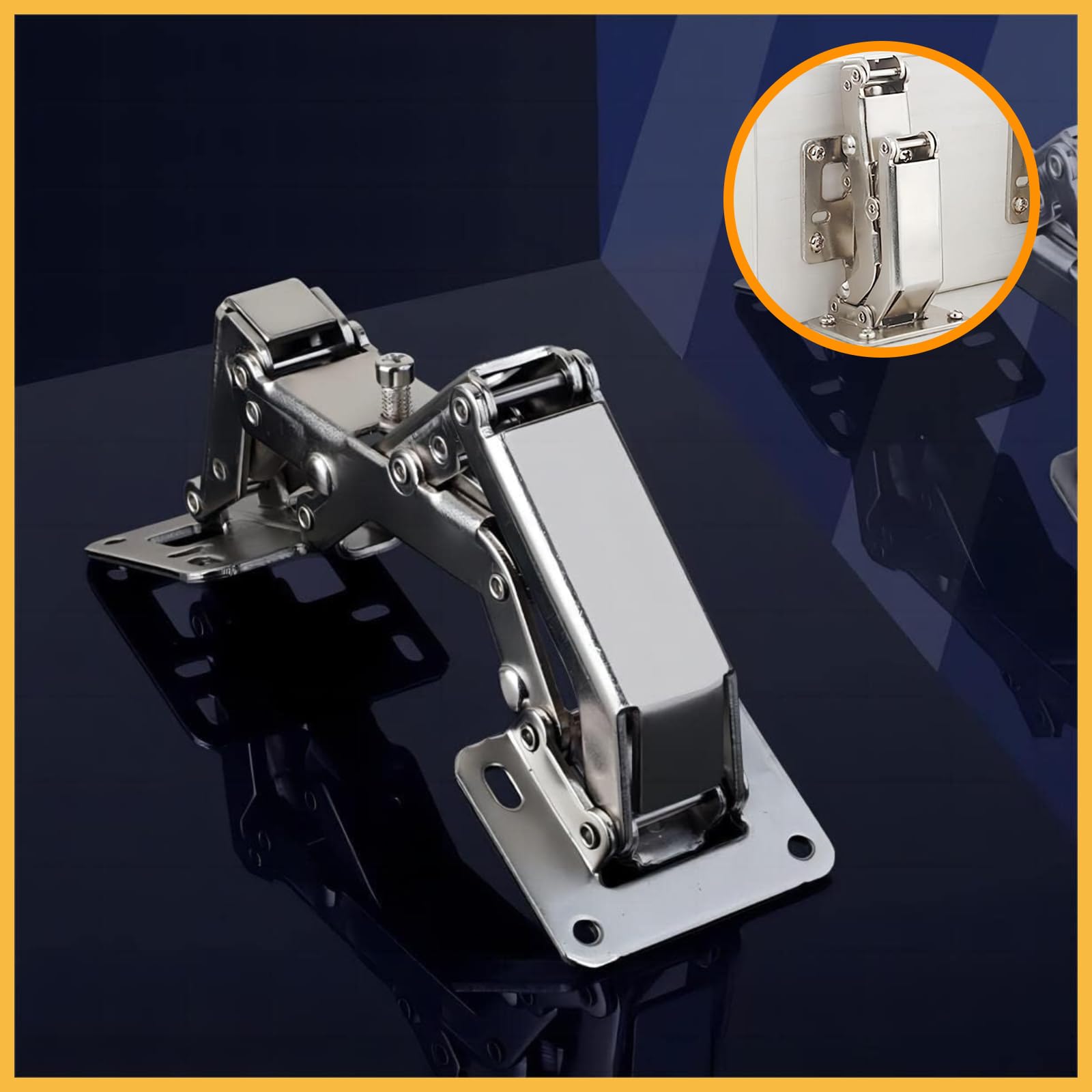 PACIOCEAN Soft Close Cabinet Hinges,170 Degrees Full Overlay - Image 4