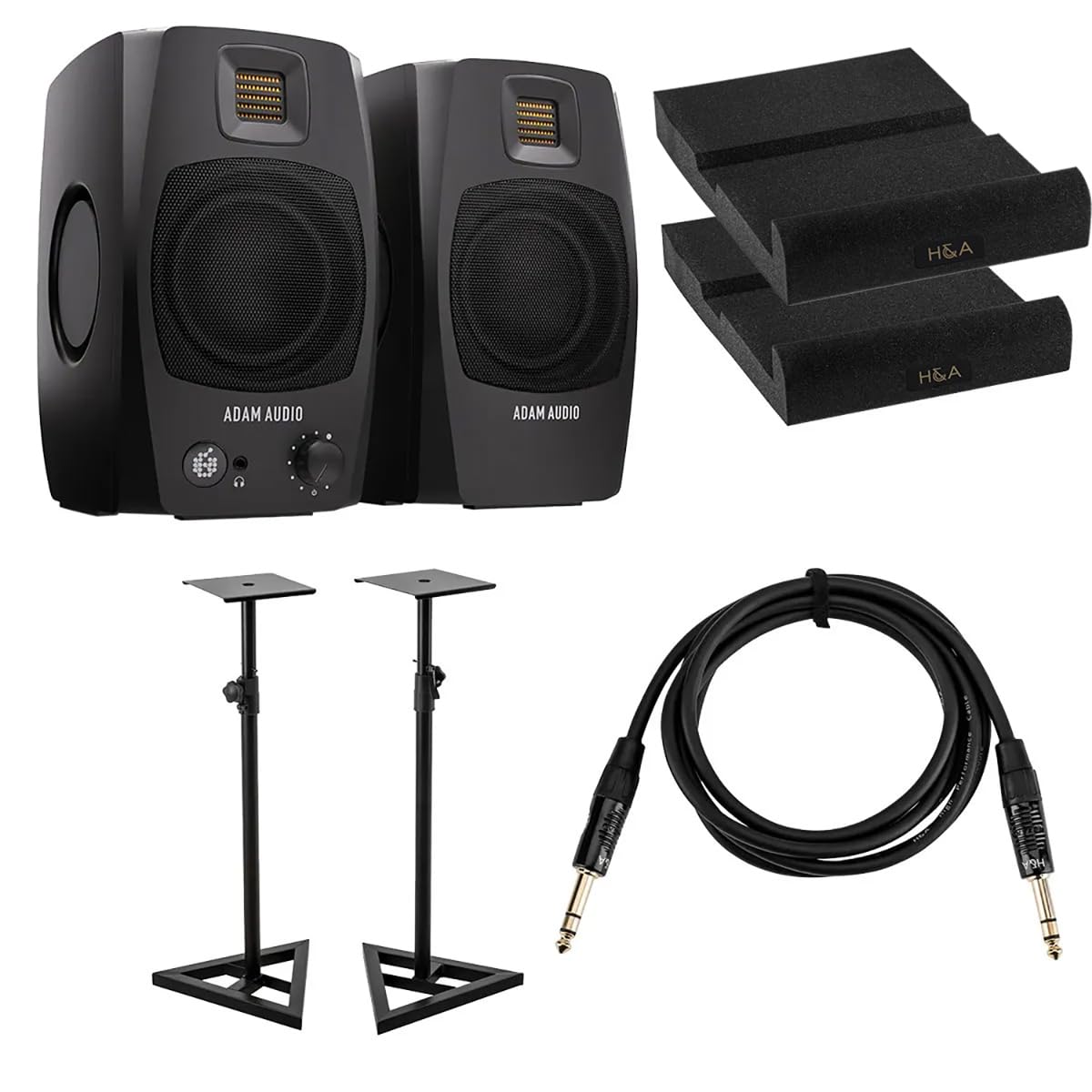 Amazon.co.jp: ADAM Audio D3V 3.5インチ 80W デスクトップモニター
