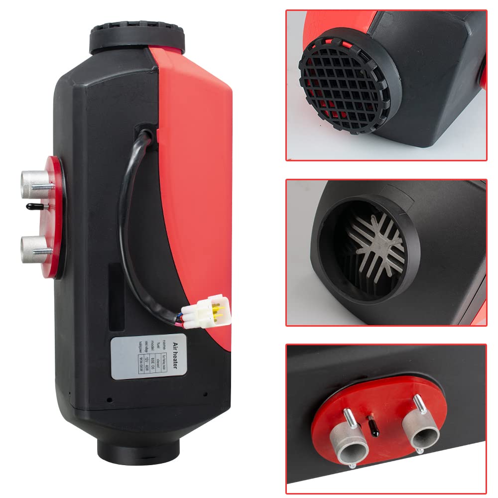 Lolicute Diesel air heaters, 12V 5KW diesel parking heaters, 10 liters