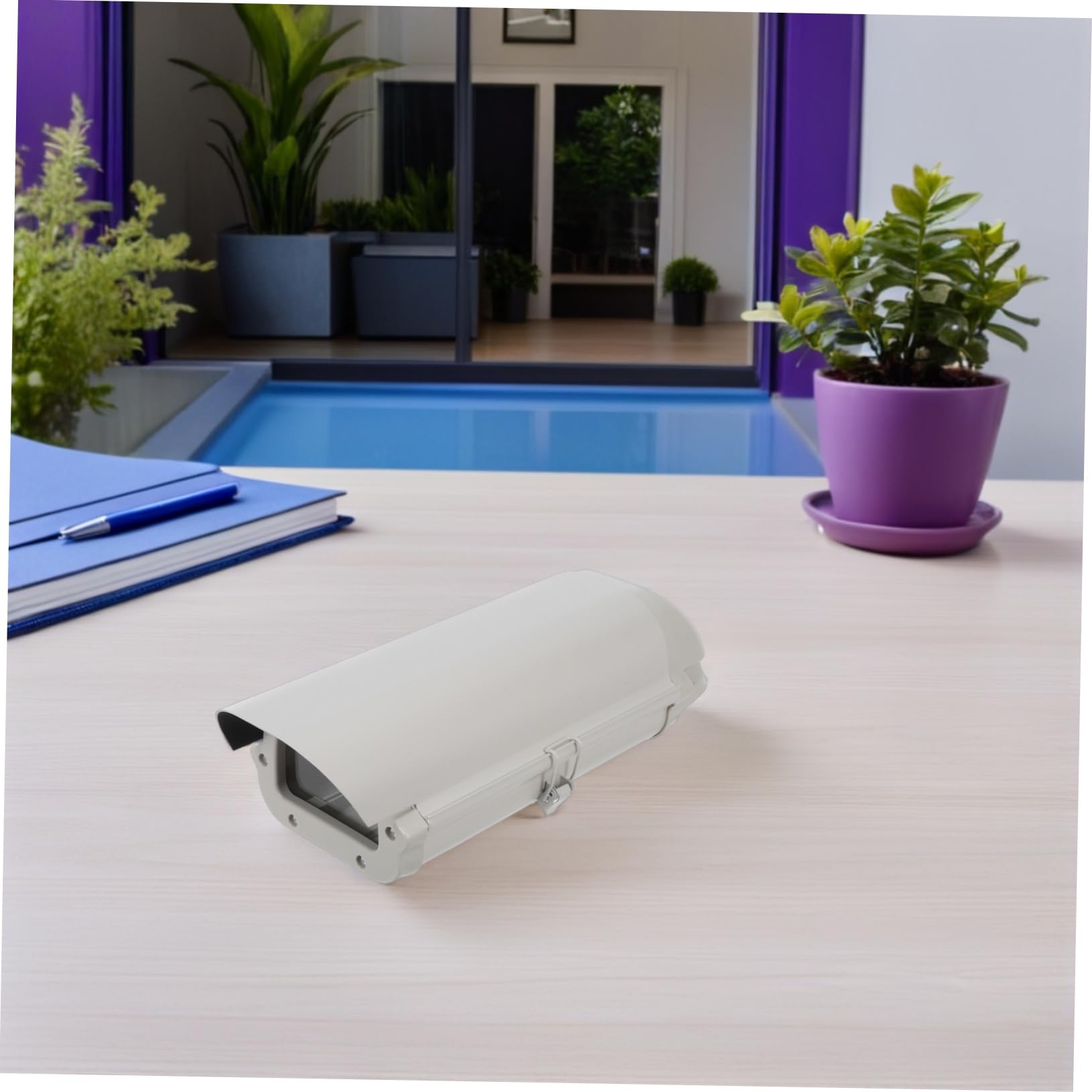 Tofficu Boîtier de Caméra pour Extérieur Protection Anti-Soleil et Intempéries