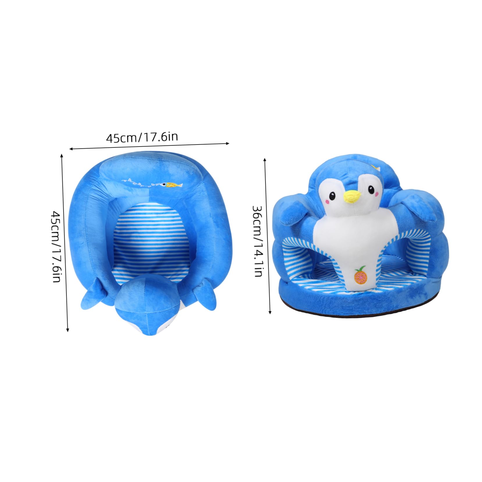 ibasenice Baby Learning Chair Sit up Chair Anti-Fall Feature Comfortable Sofa Seat for Infants