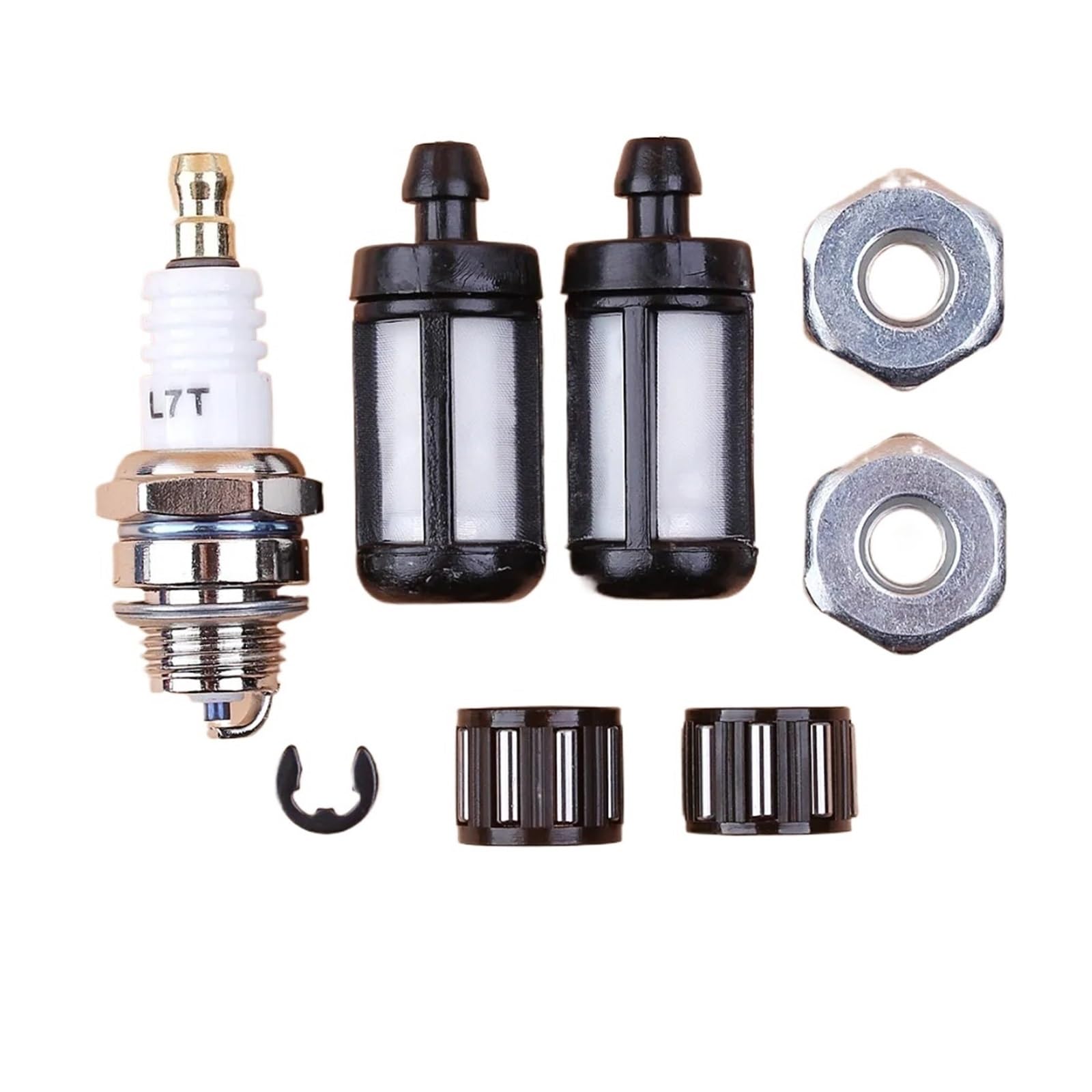 Kit de Ajuste de Tuercas de Barra de cojinete de Agujas de Embrague de pistón, Compatible con Motosierra de Gasolina 066 MS660 MS640 064 MS 660 640.