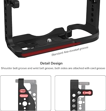 EOS RP Camera Cage, EOS RP Cage for Canon EOS RP Camera Bag Camera Rig Cold Shoe
